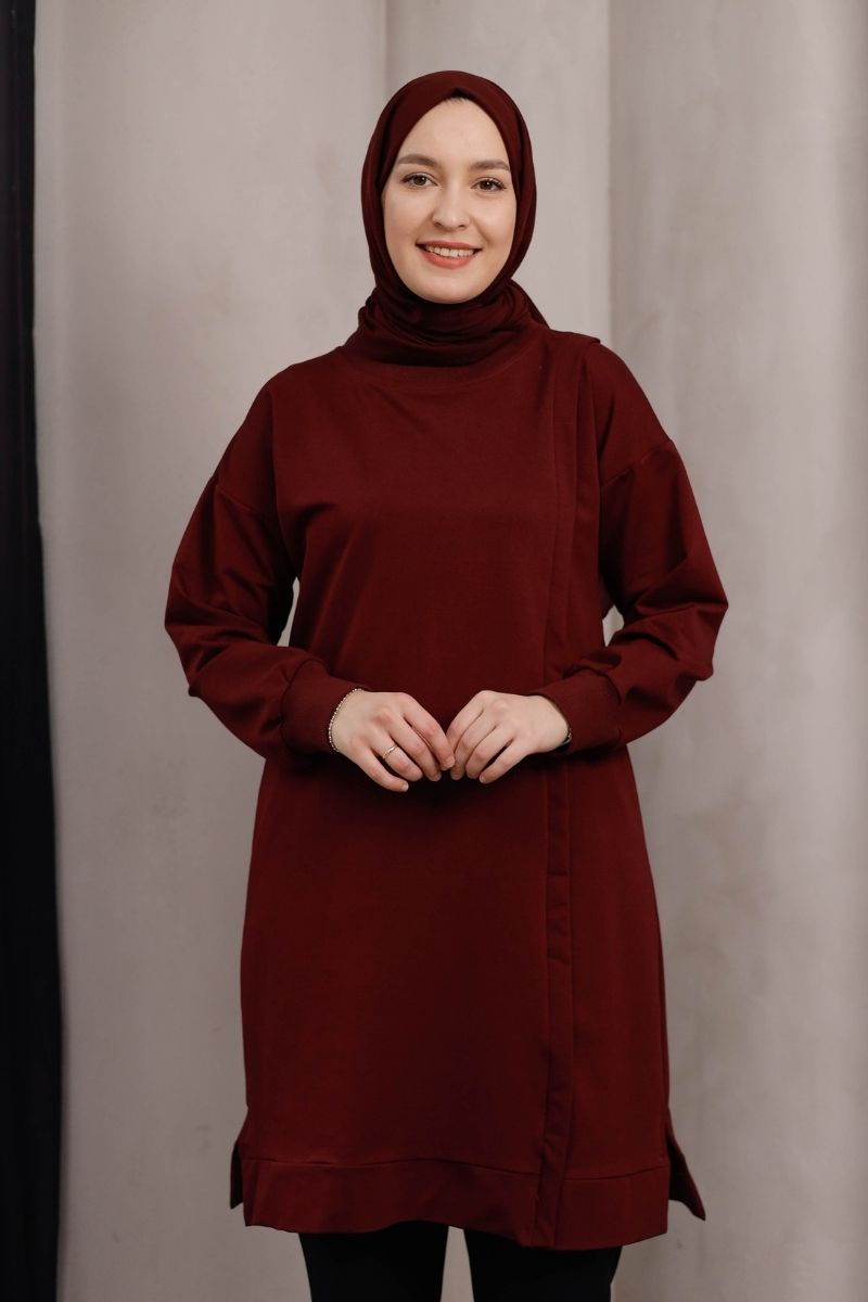 Marin Uzun Sweat Bordo