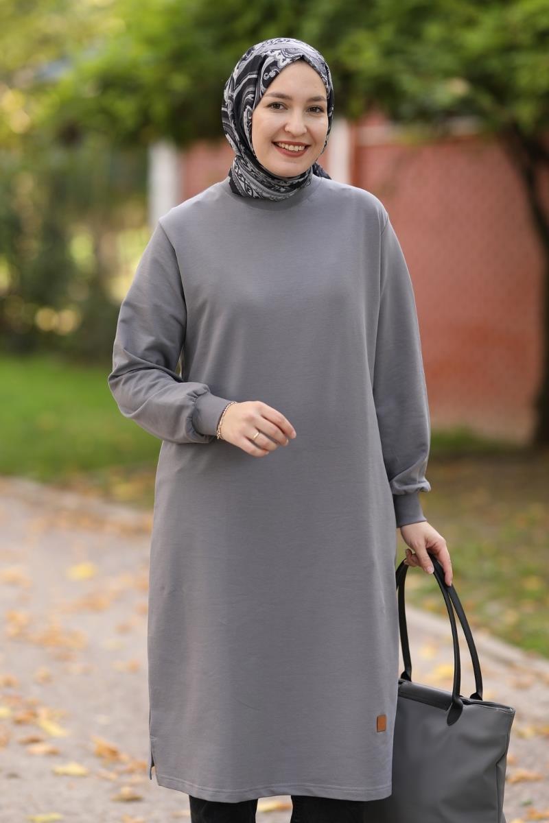 Neva 110 Cm Sweat Tunik Gri