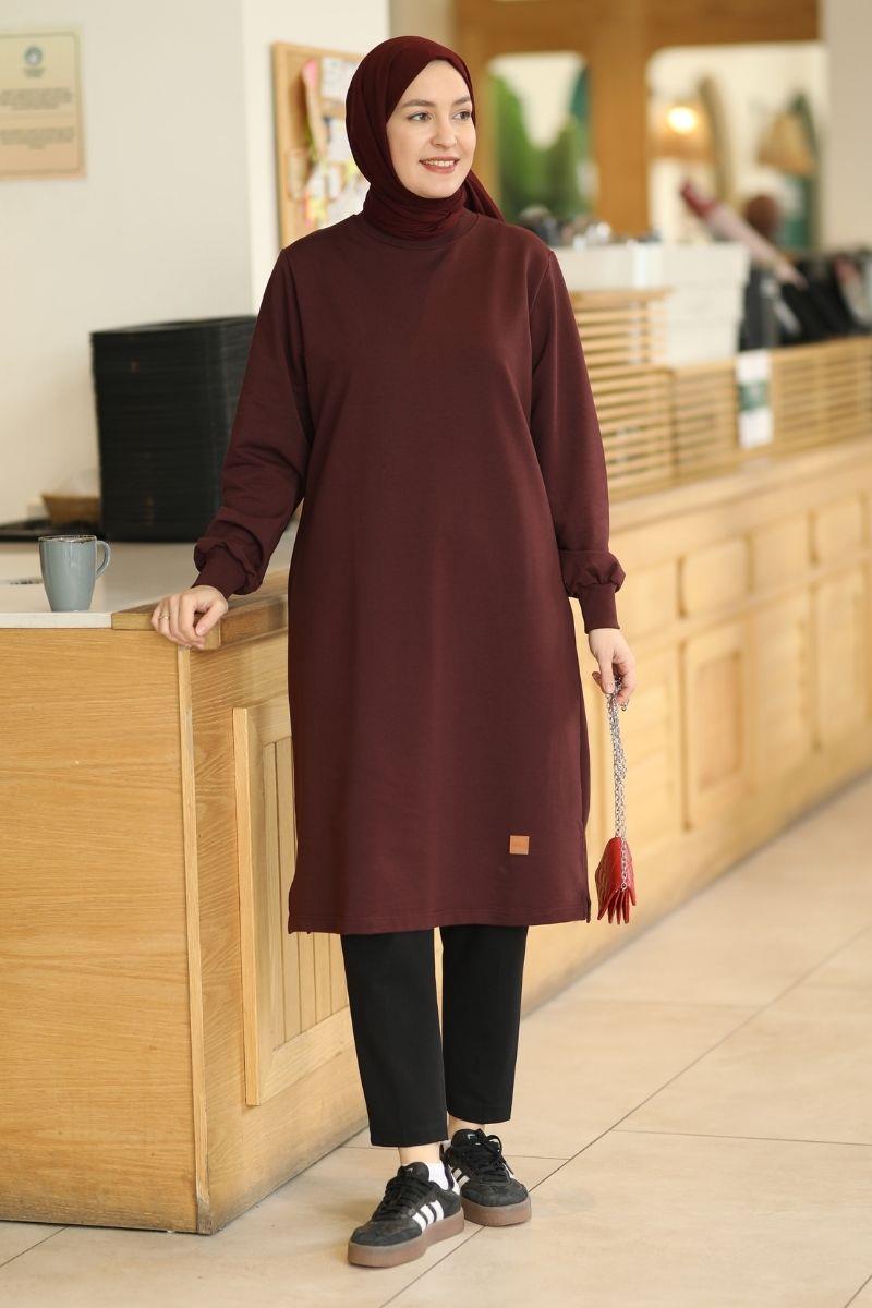 Neva 110 Cm Sweat Tunik Vişne 