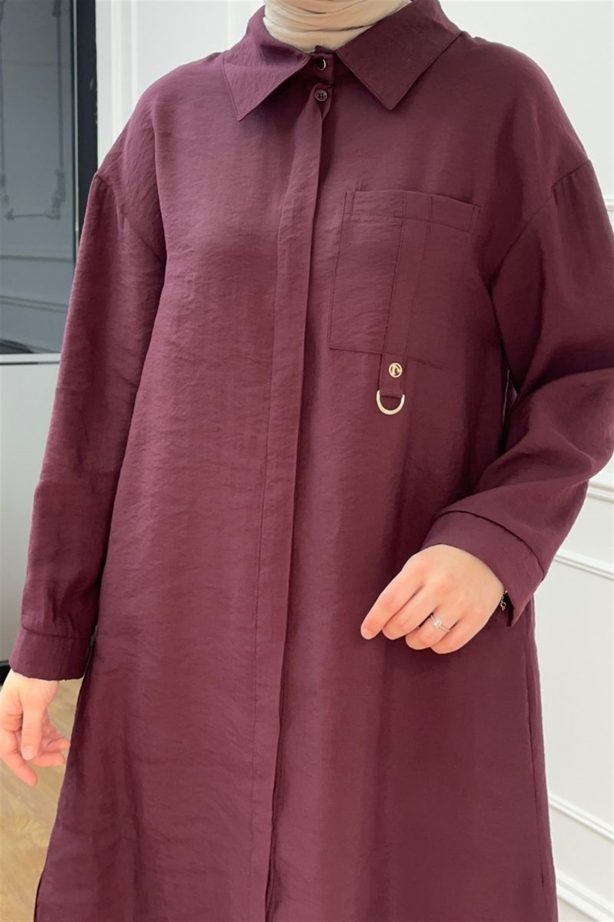 Armine Trend Cepli Asude Tunik Bordo