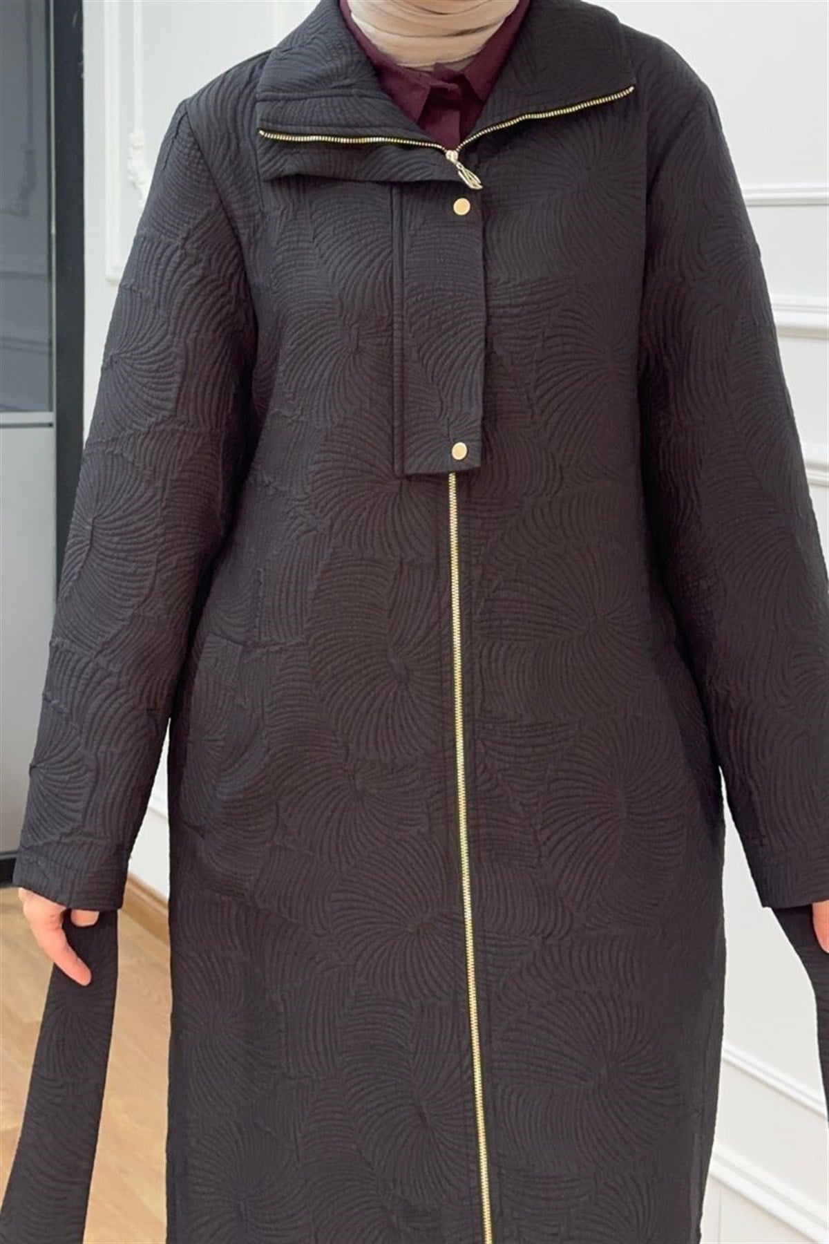 Armine Trend Jakar Kumaş Kap Siyah