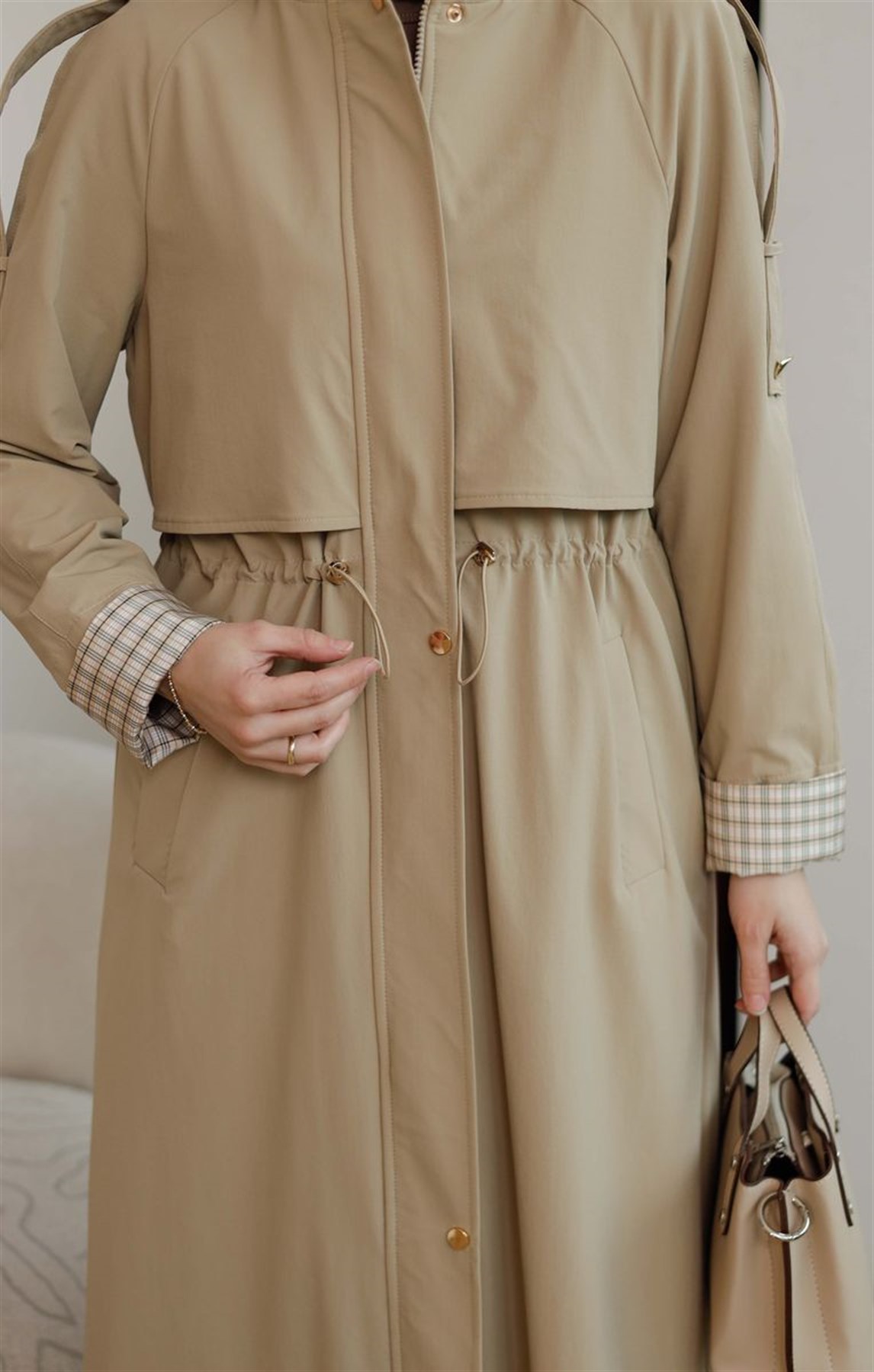 Armine Trend Tam Boy Pardesü Bej