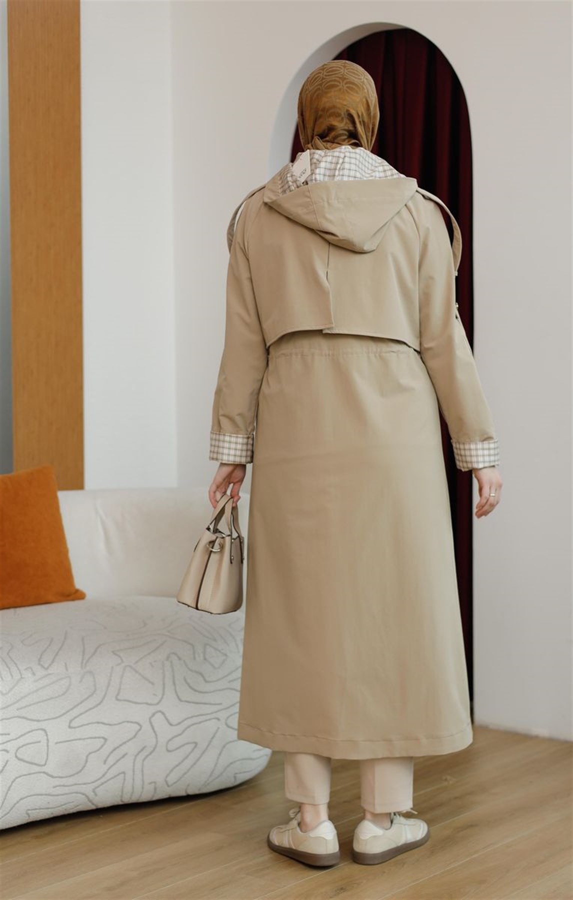 Armine Trend Tam Boy Pardesü Bej