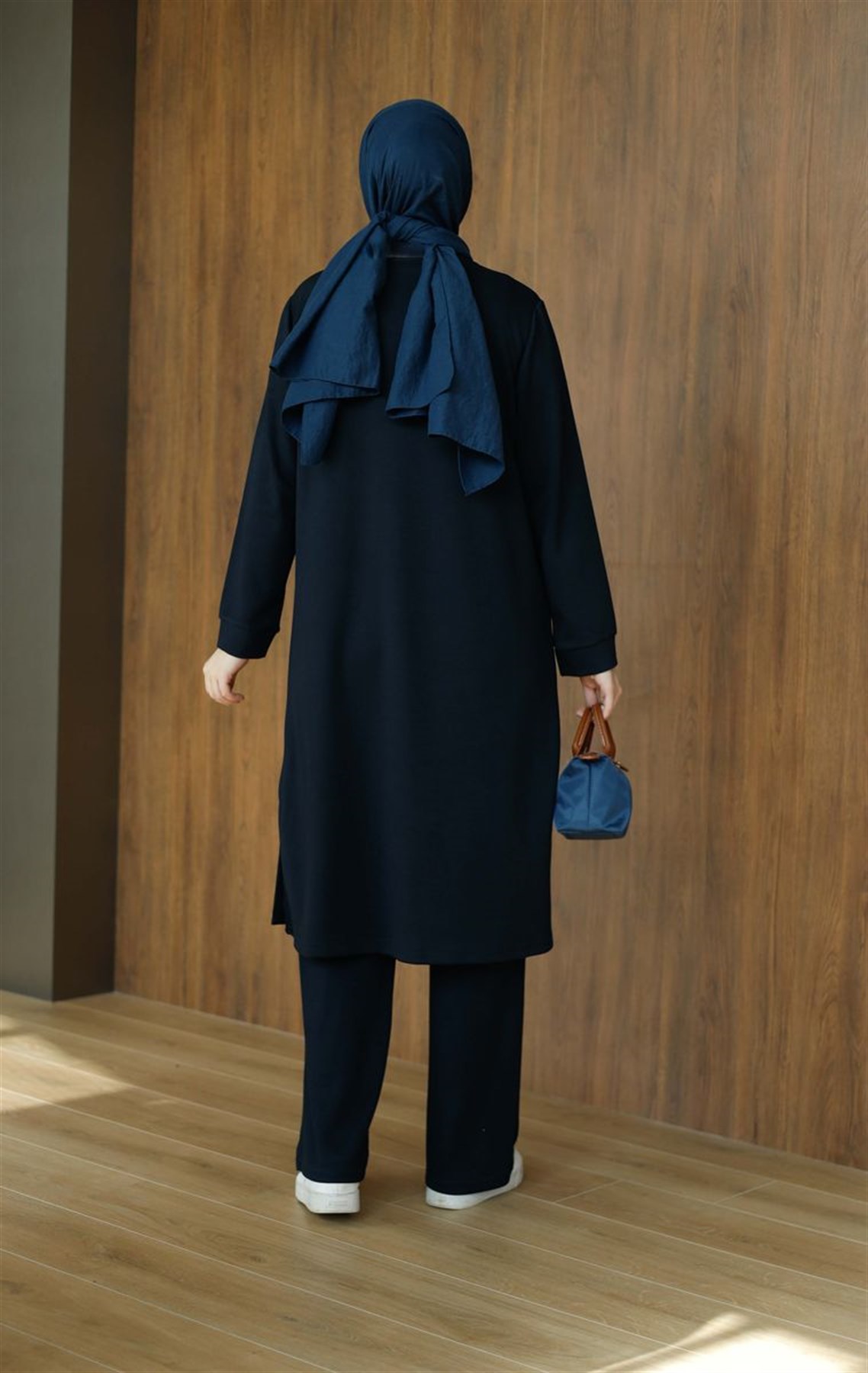 Basic Oysho Uzun İkili Takım Lacivert