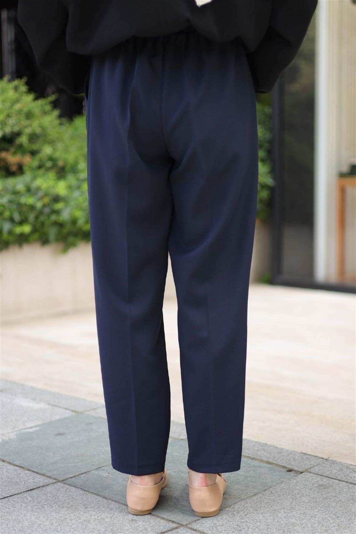 Cepli Krep Pantolon Lacivert