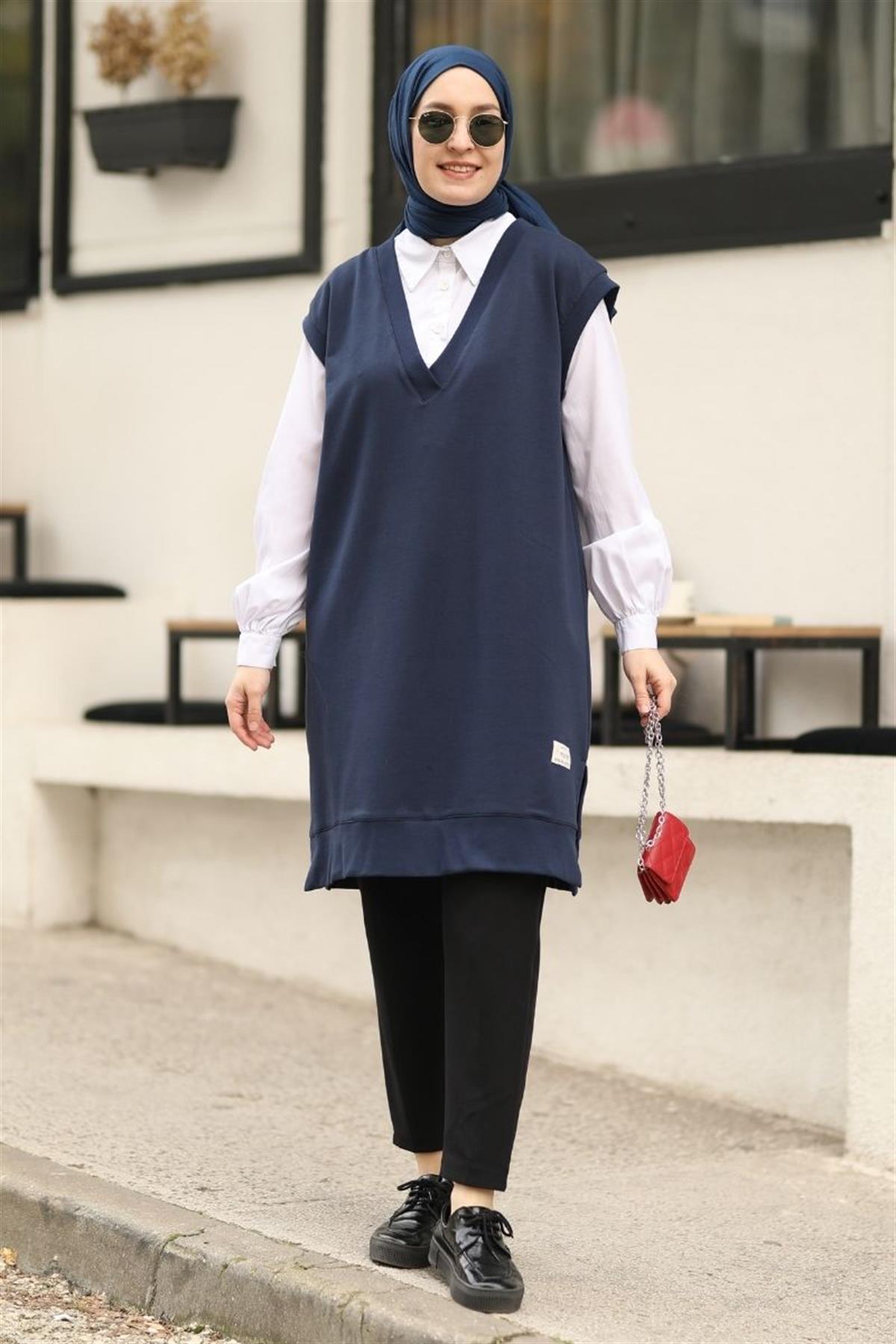 Confort Sweat Süveter Lacivert