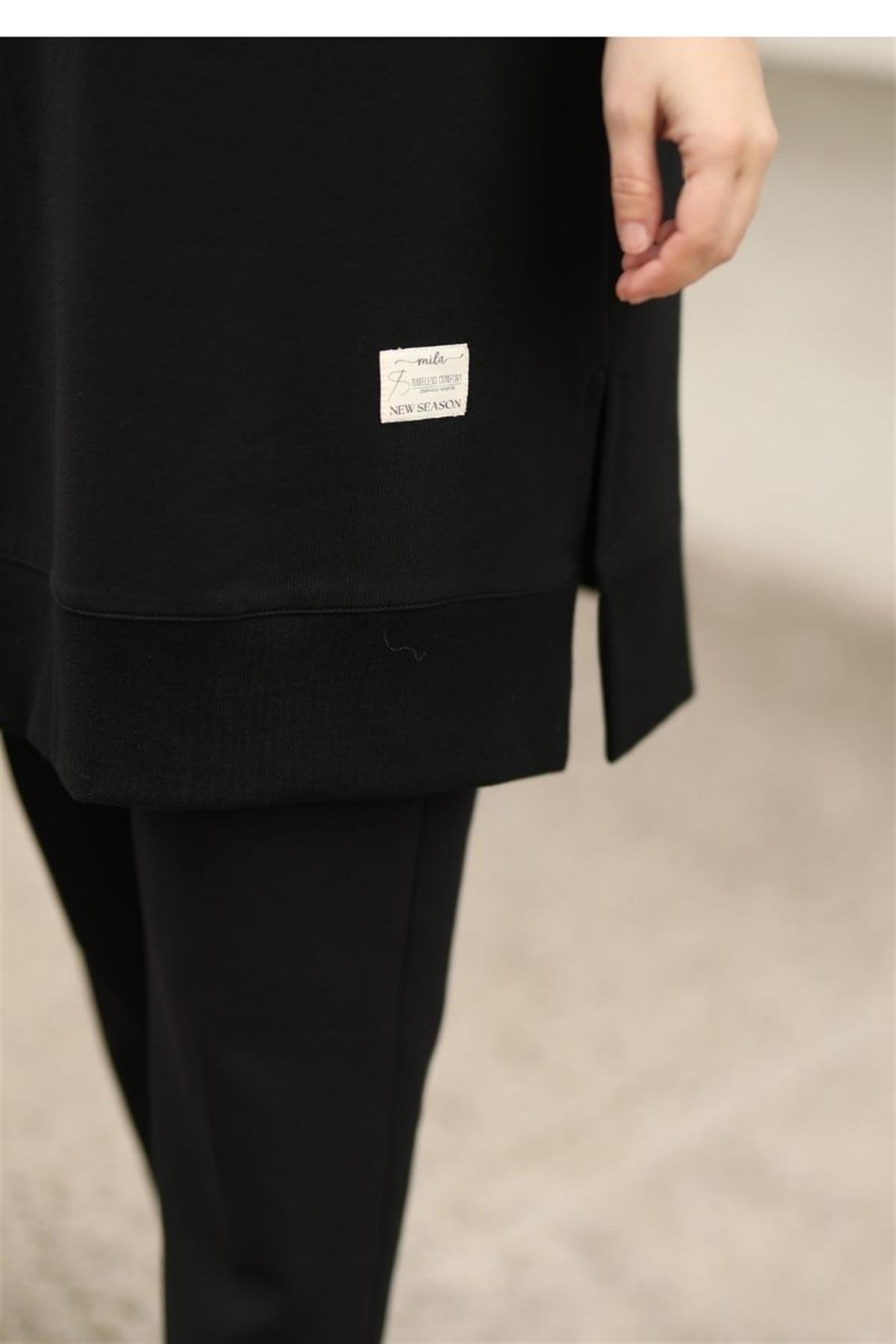 Confort Sweat Süveter Siyah