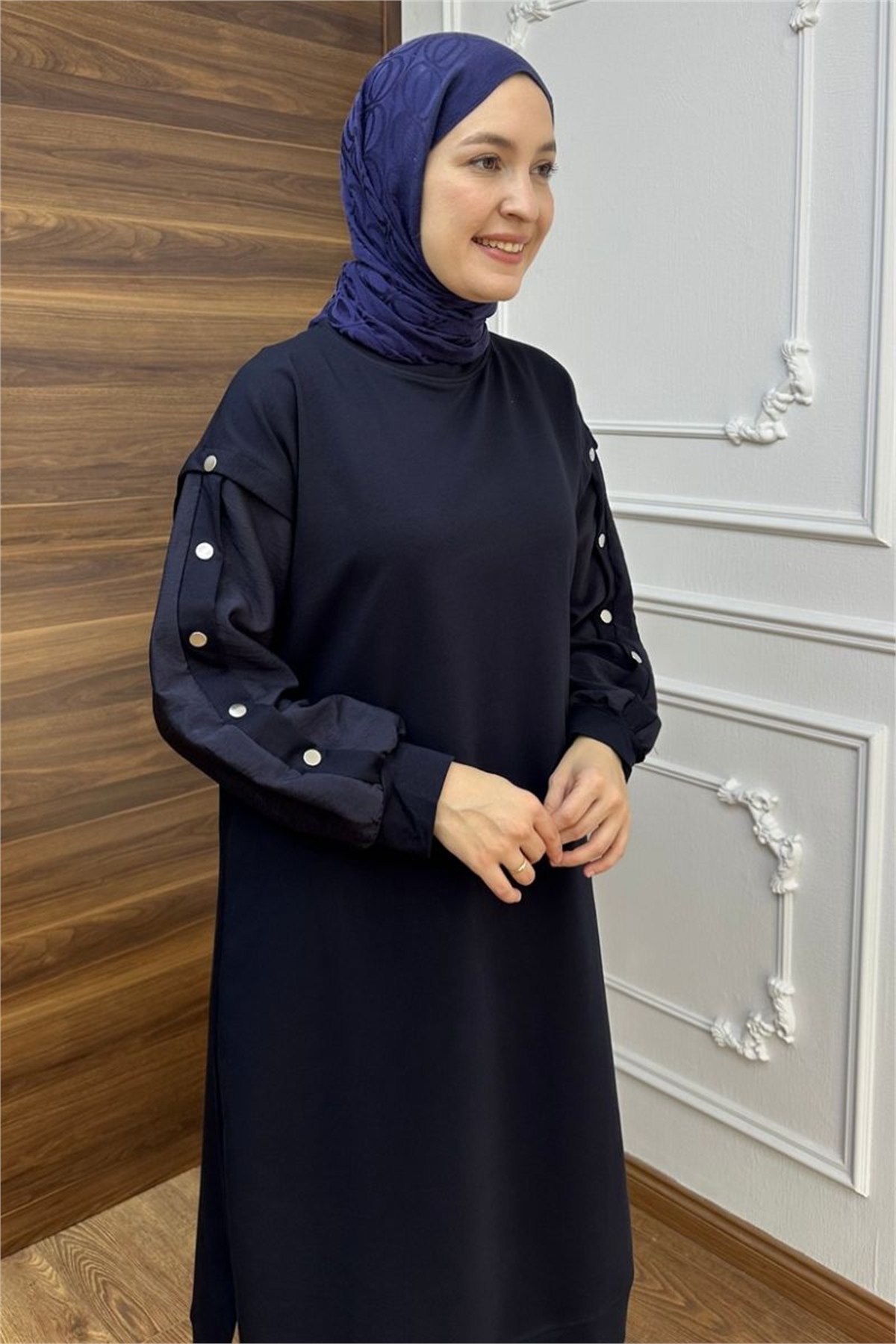 Lavin Çıtçıt Detaylı Sweat Lacivert