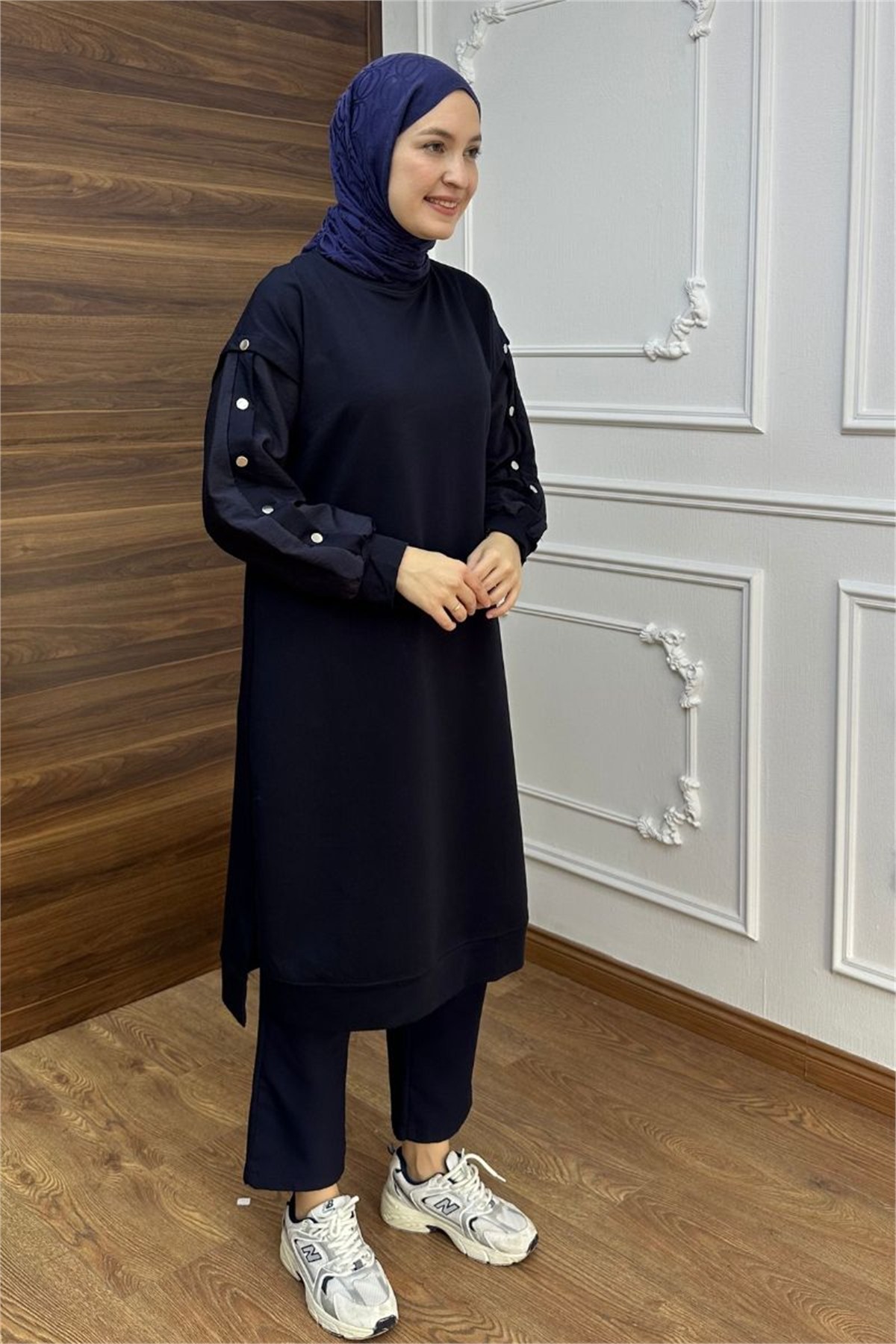Lavin Çıtçıt Detaylı Sweat Lacivert