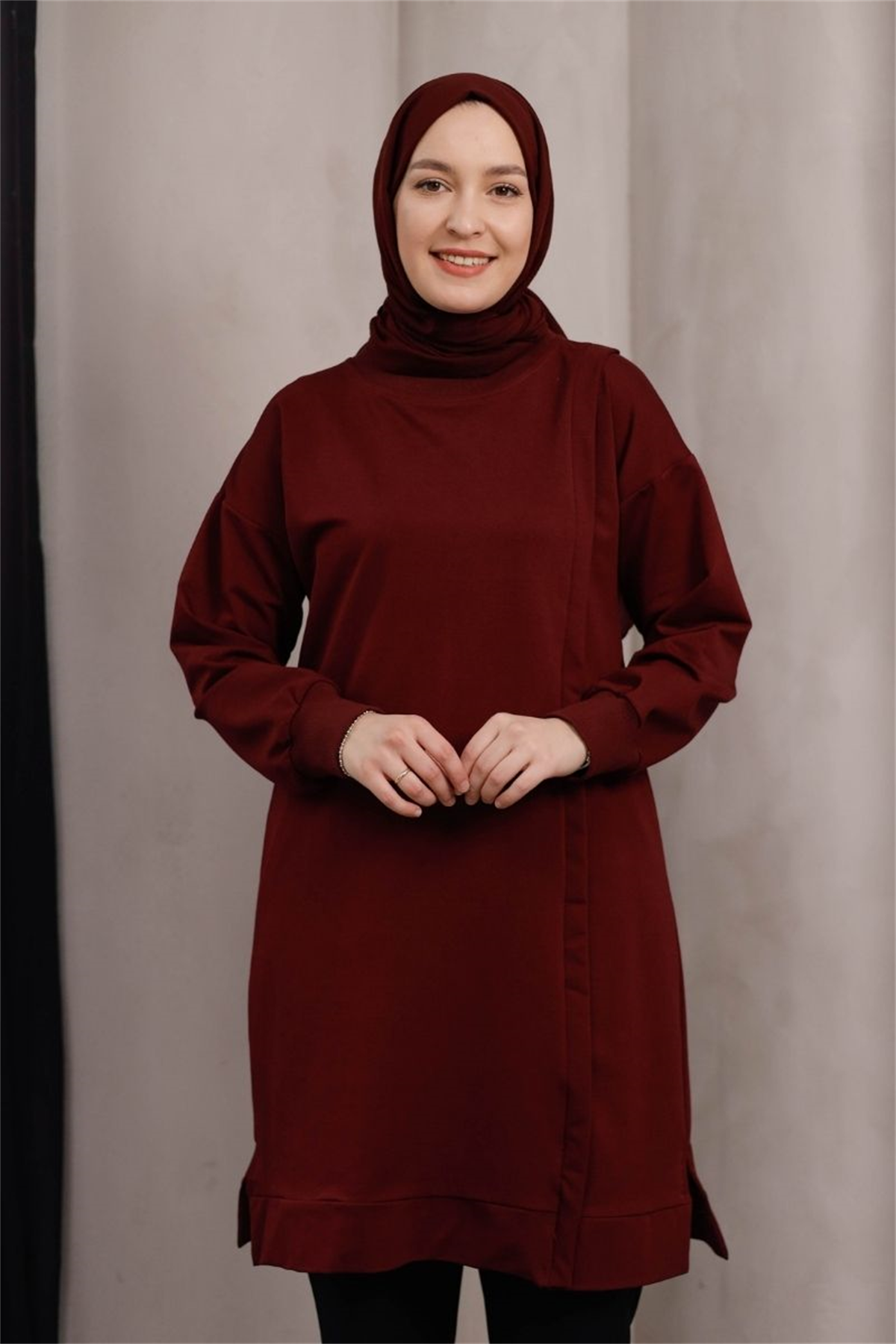 Marin Uzun Sweat Bordo