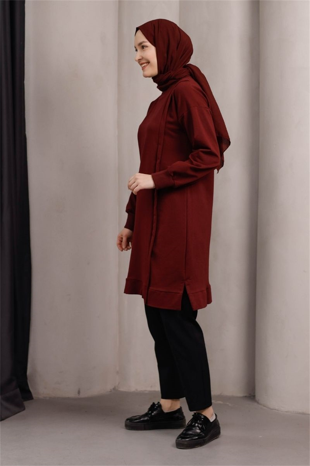 Marin Uzun Sweat Bordo