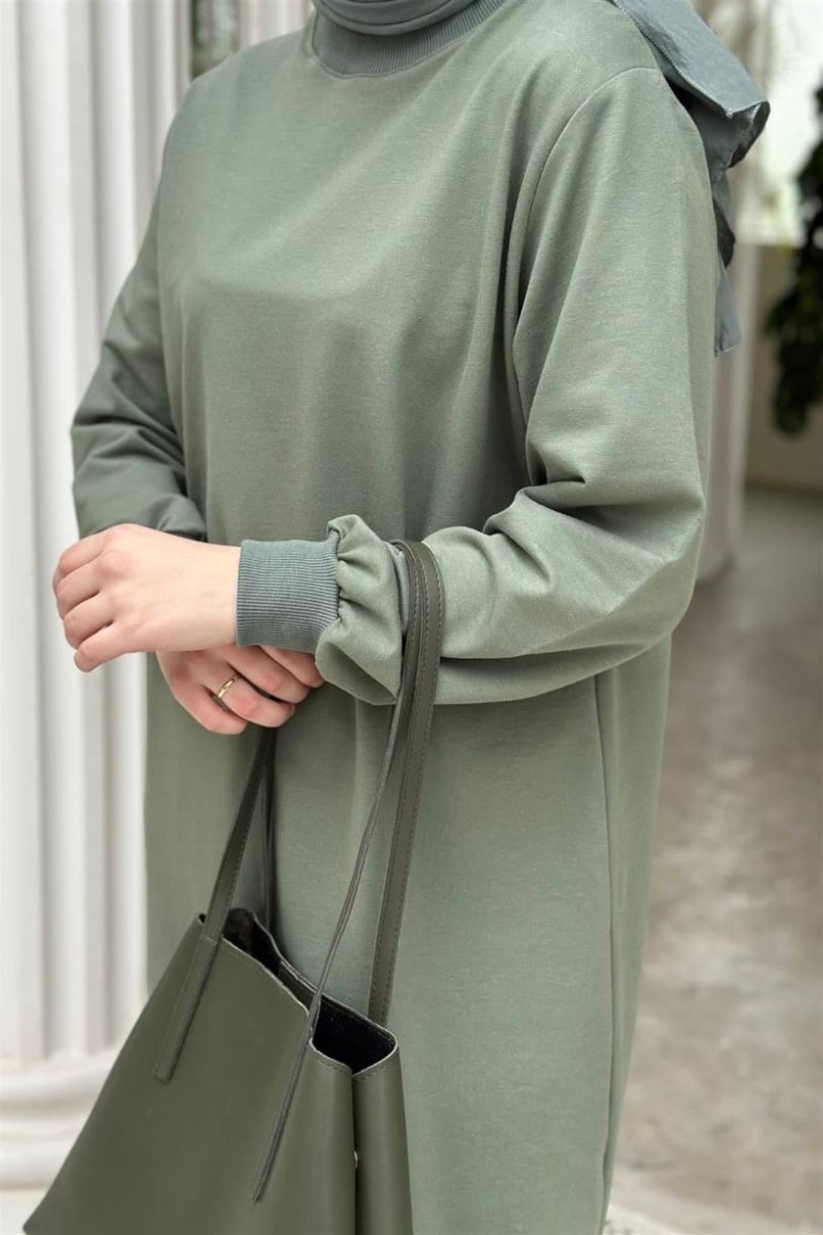 Neva 110 Cm Sweat Tunik Çağla