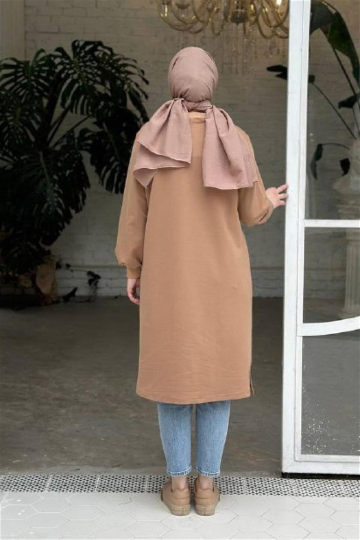 Neva 110 Cm Sweat Tunik Camel