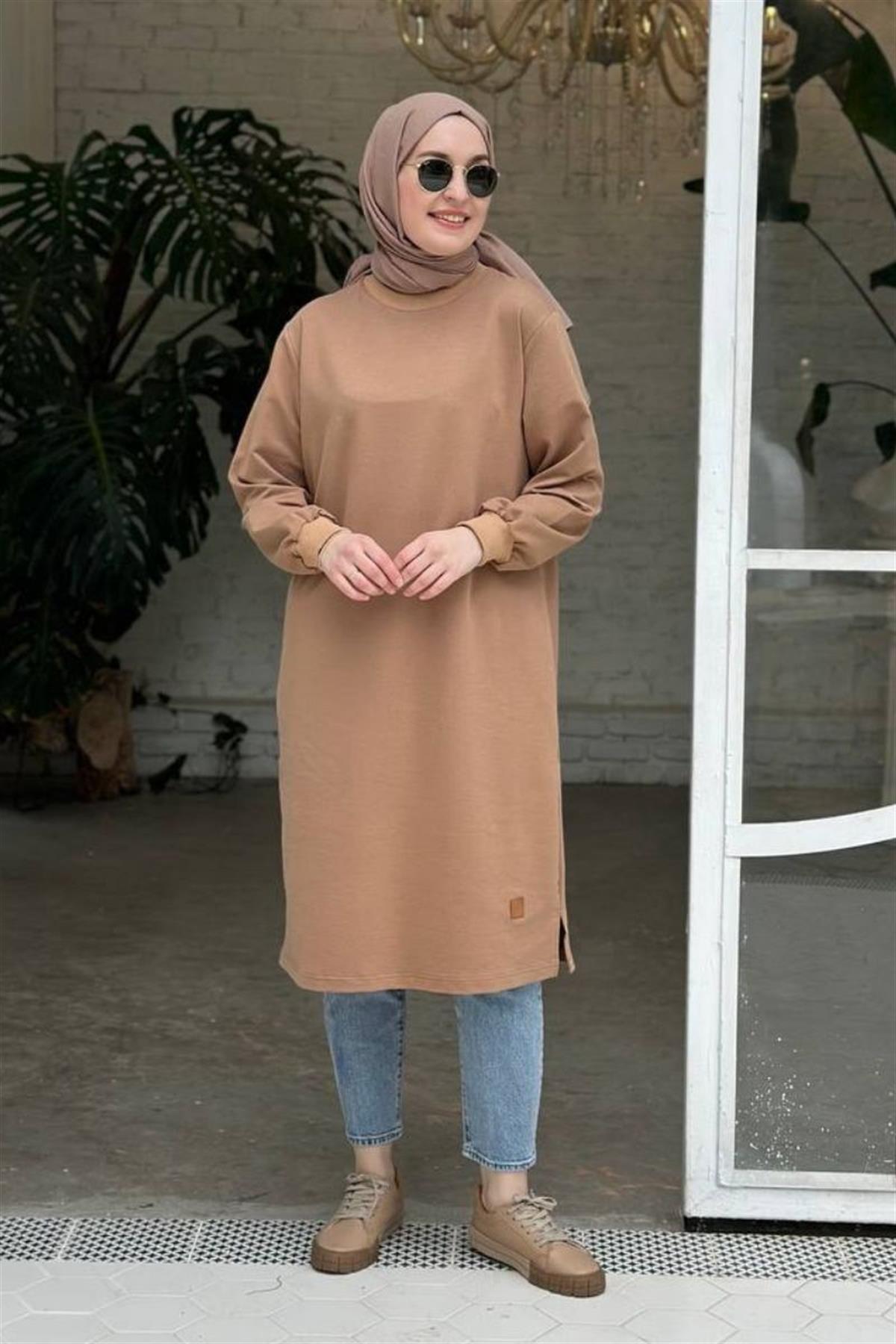Neva 110 Cm Sweat Tunik Camel