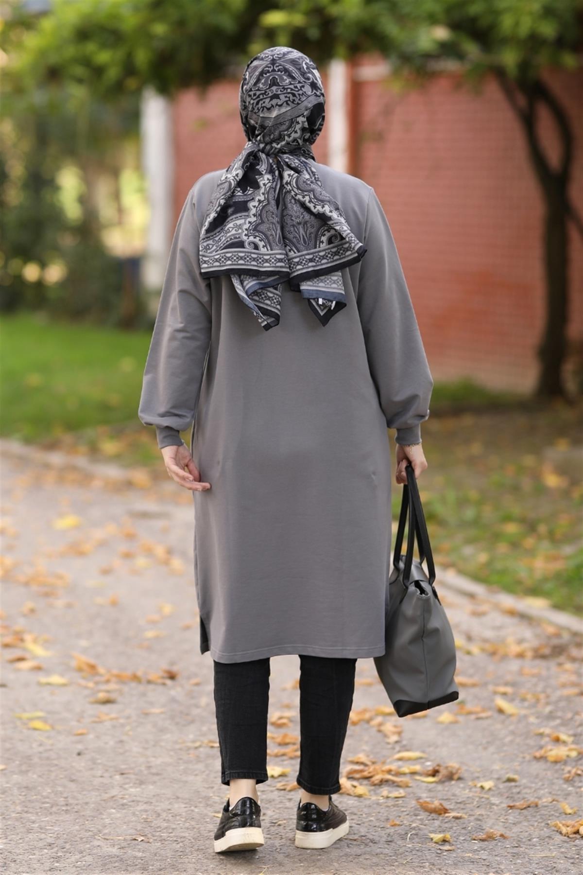 Neva 110 Cm Sweat Tunik Gri