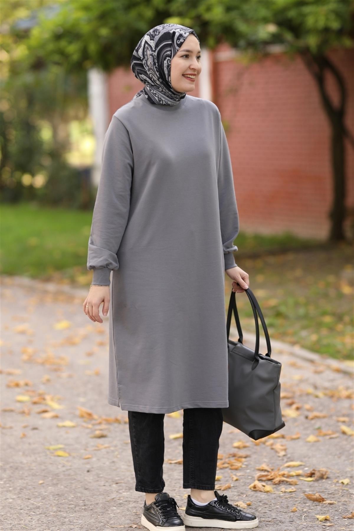 Neva 110 Cm Sweat Tunik Gri