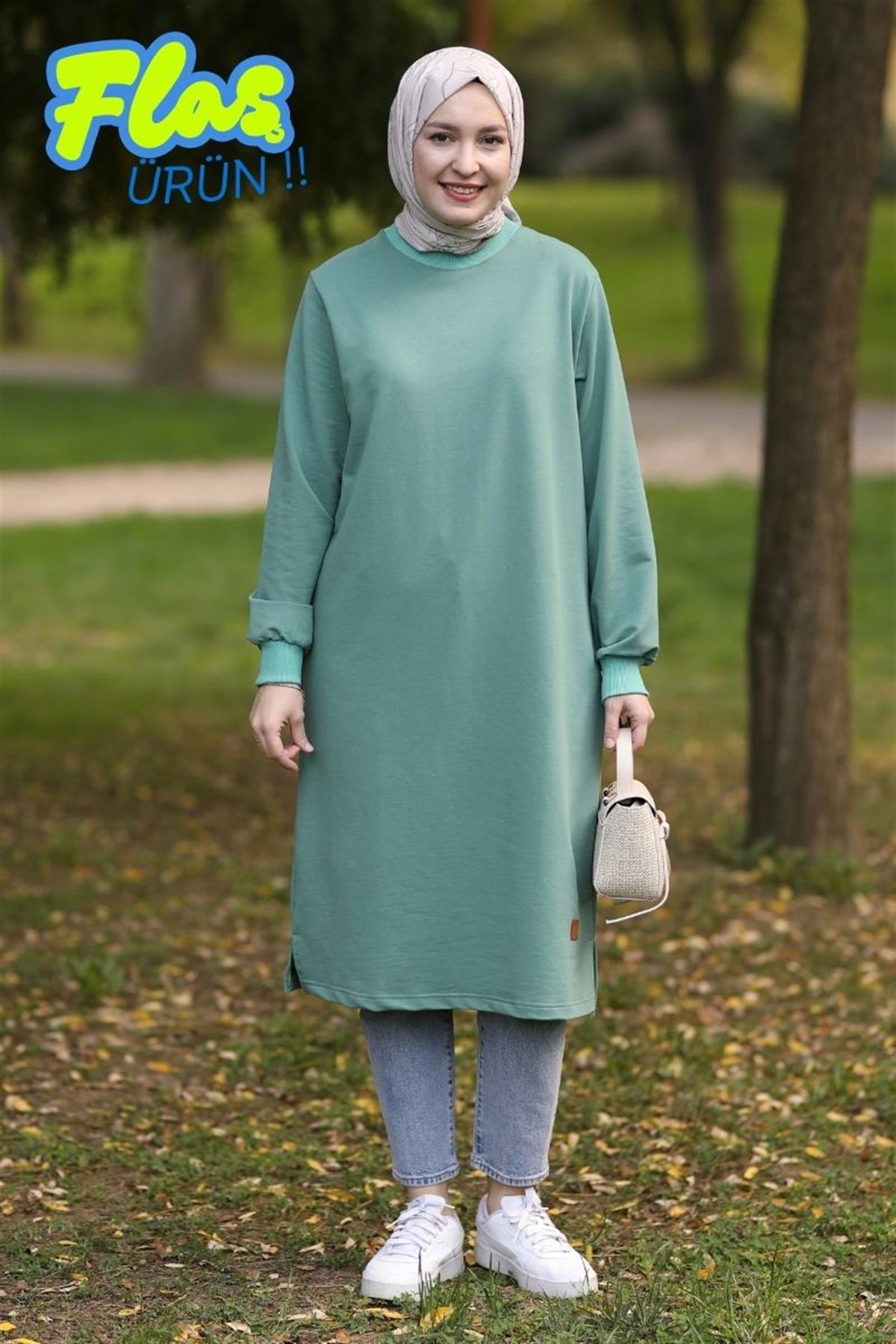 Neva 110 Cm Sweat Tunik Mint