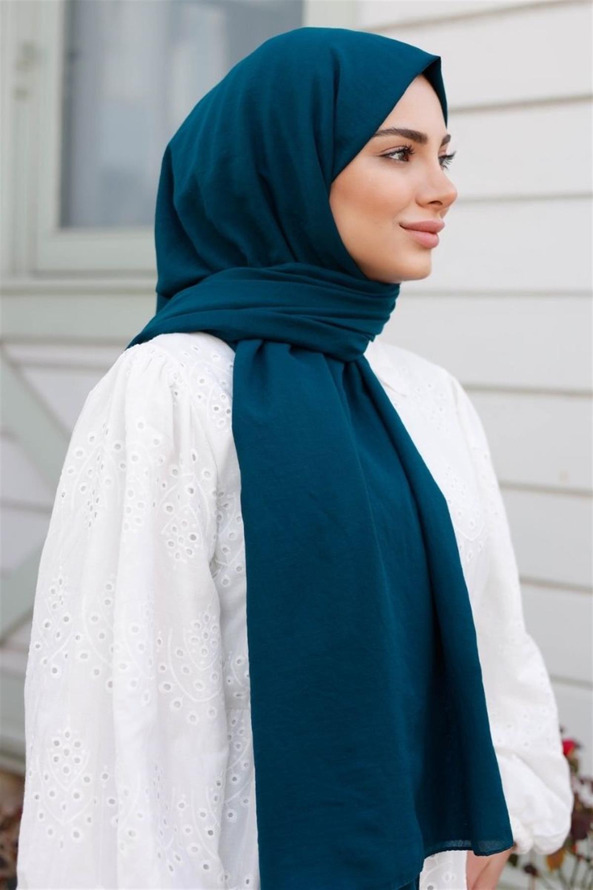 Soft Pamuk Şal Petrol