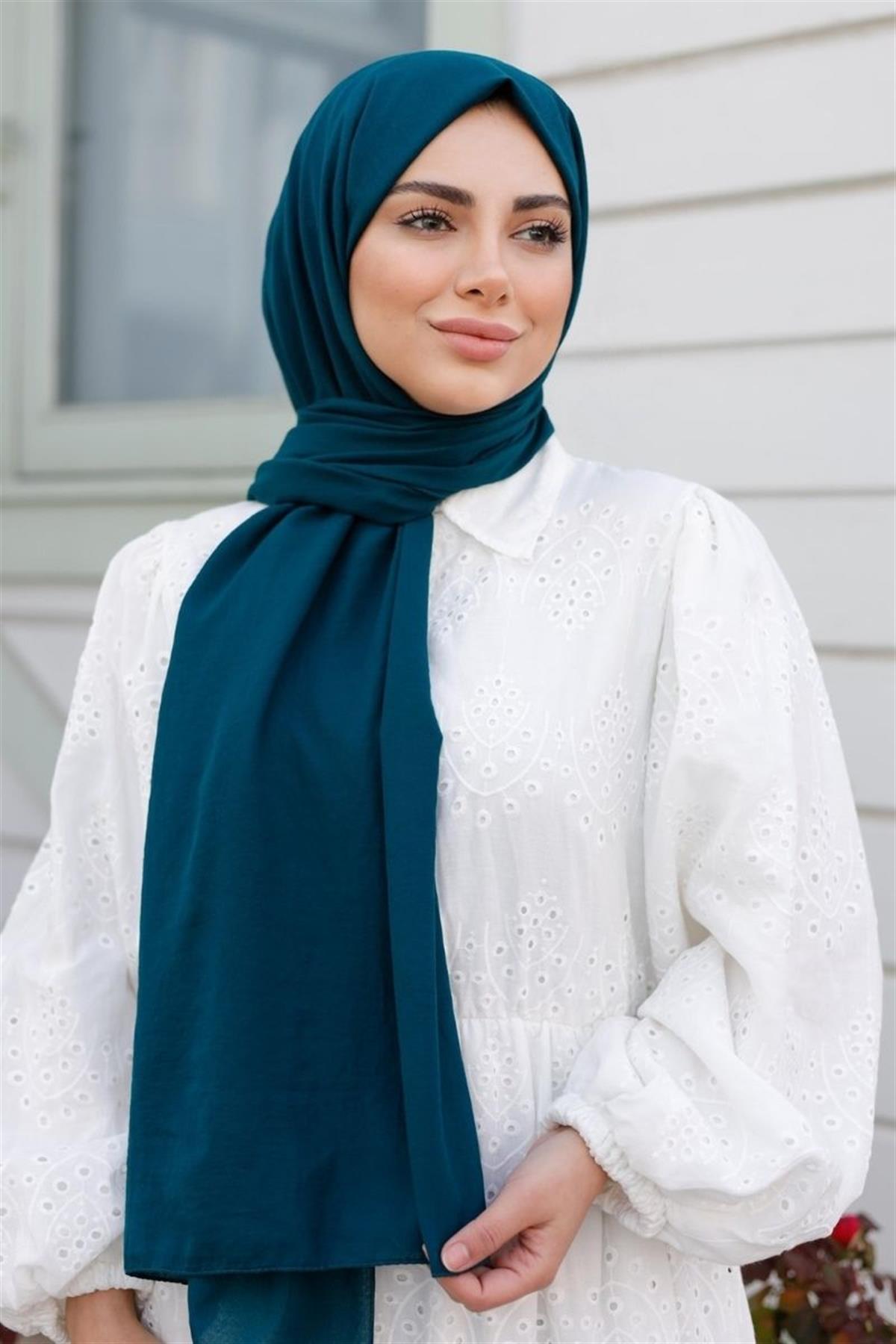 Soft Pamuk Şal Petrol