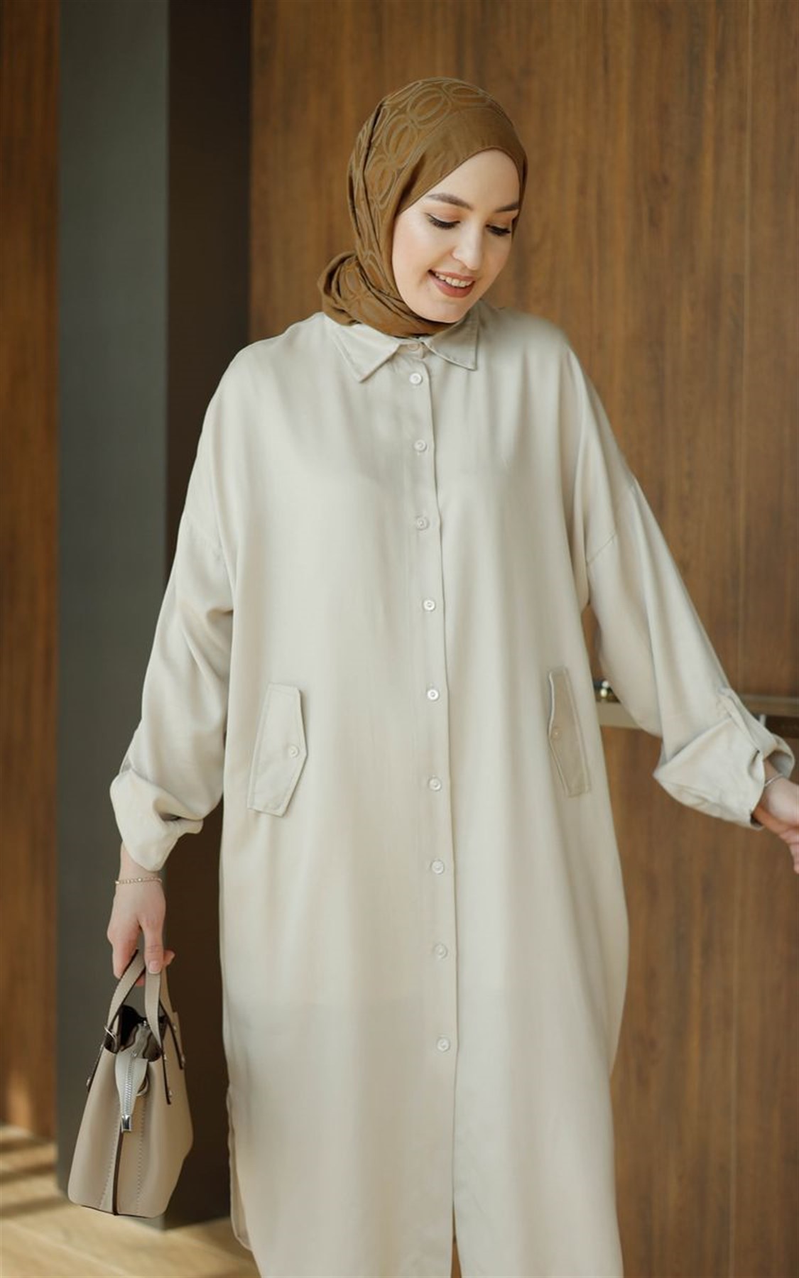 Süs Cepli Tensel Tunik Taş