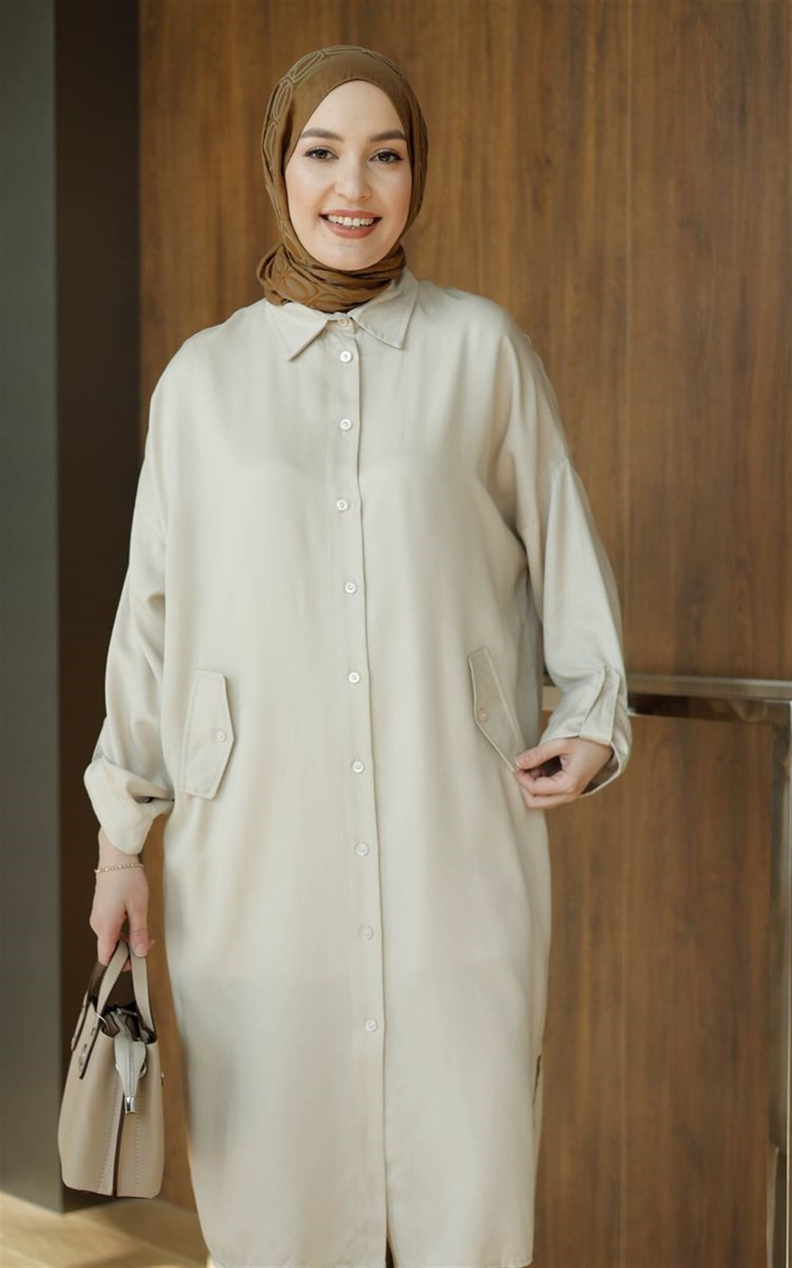 Süs Cepli Tensel Tunik Taş