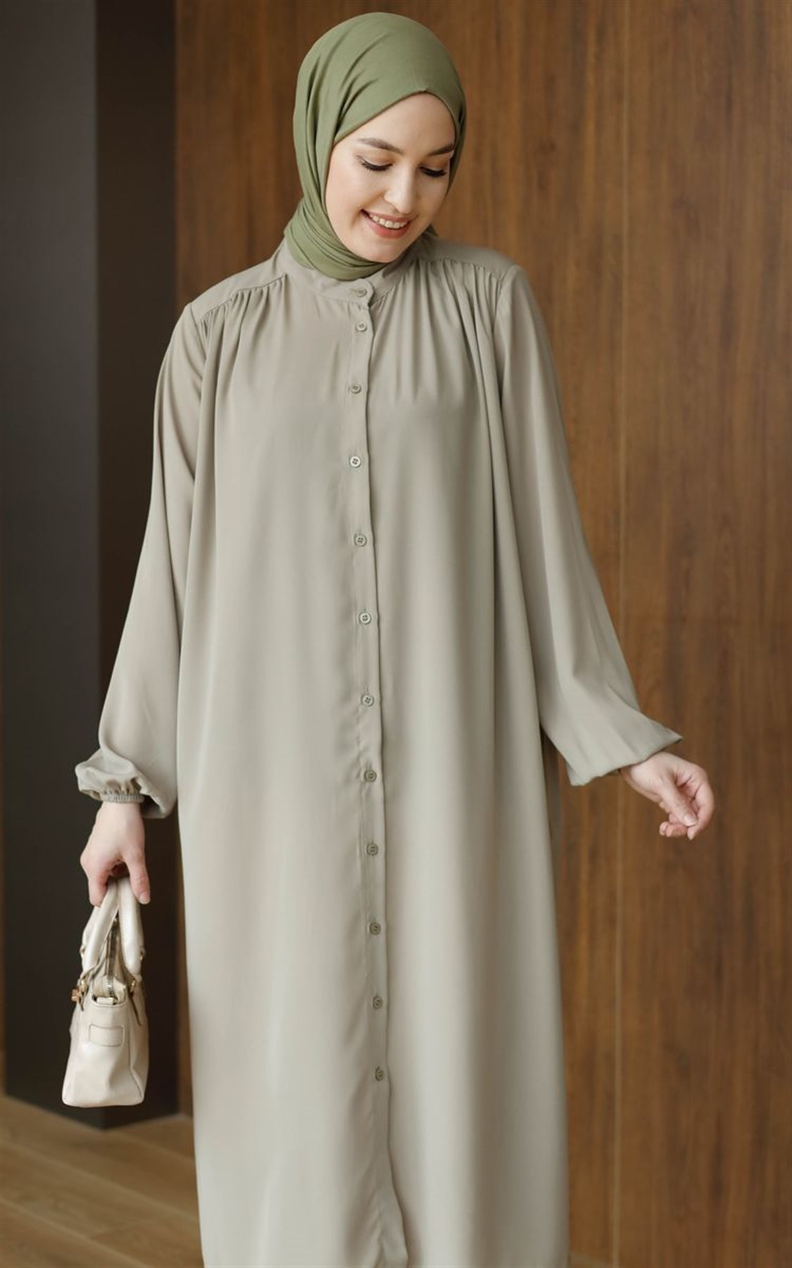 Zarif Medine İpeği Tunik Soft Mint