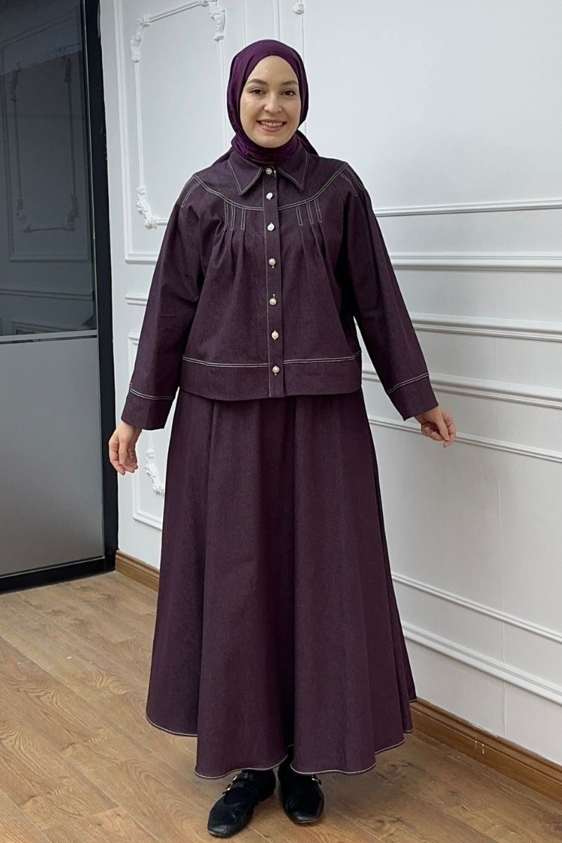 Etekli Takım Mürdüm