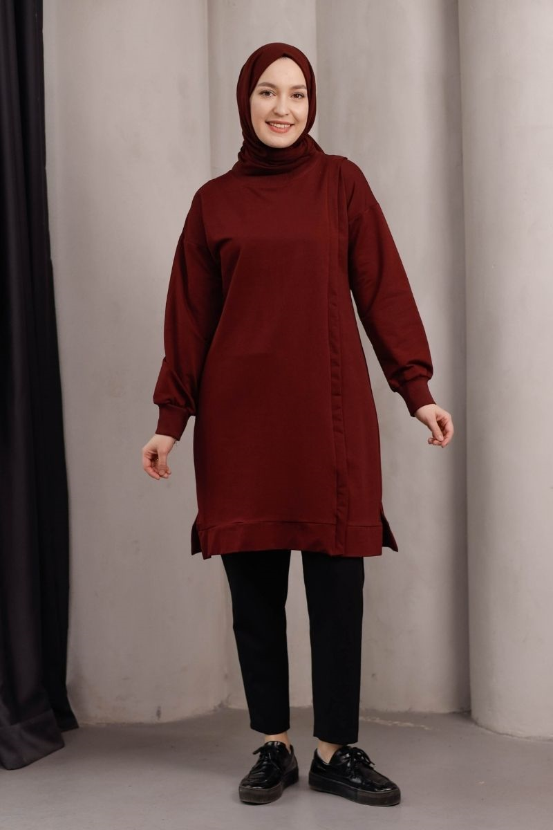 Marin Uzun Sweat Bordo