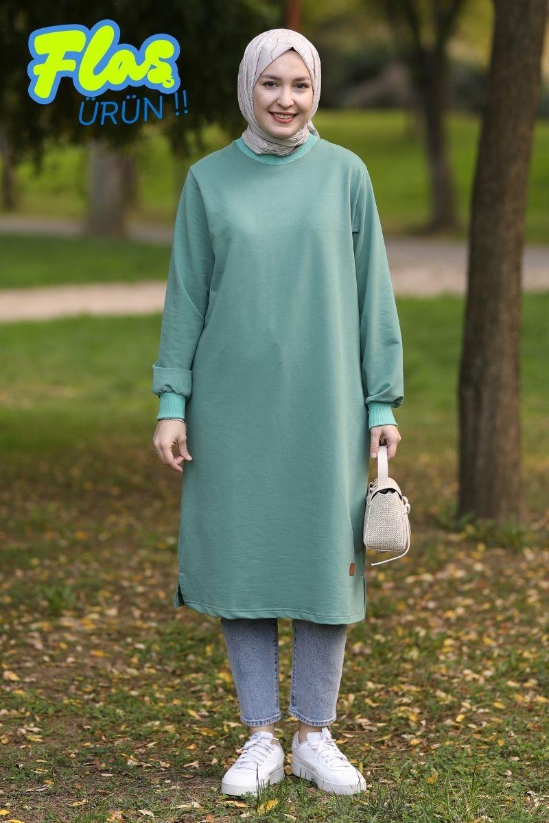 Neva 110 Cm Sweat Tunik Mint