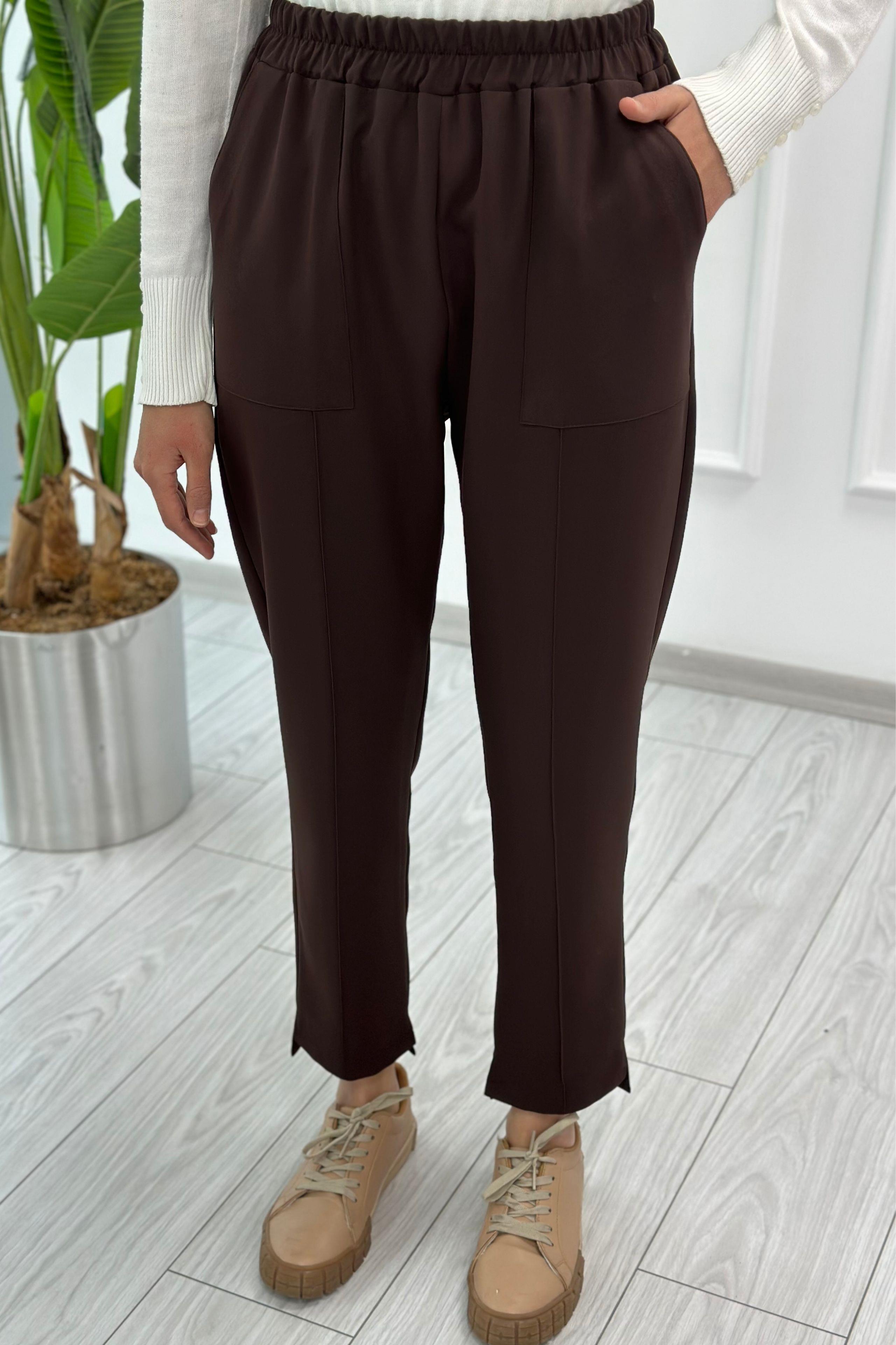 Prive Pantolon Acı Kahve