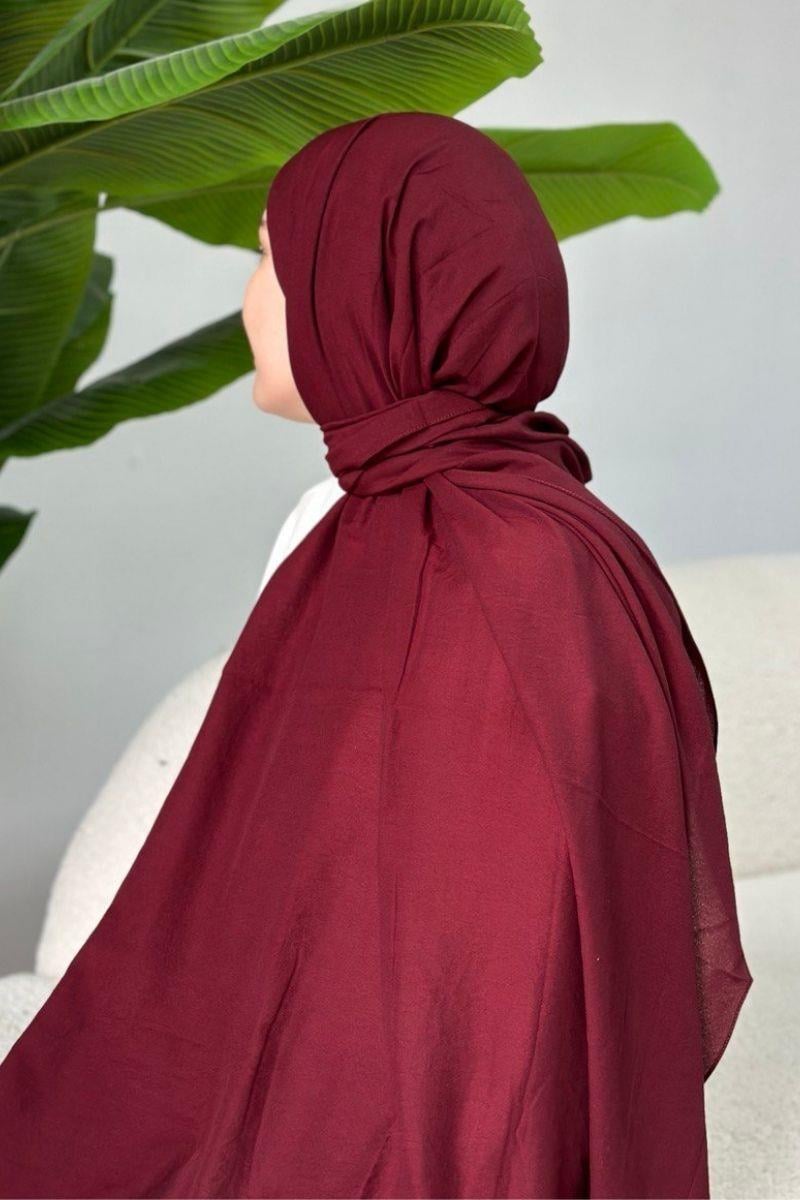 Soft Pamuk Şal Bordo