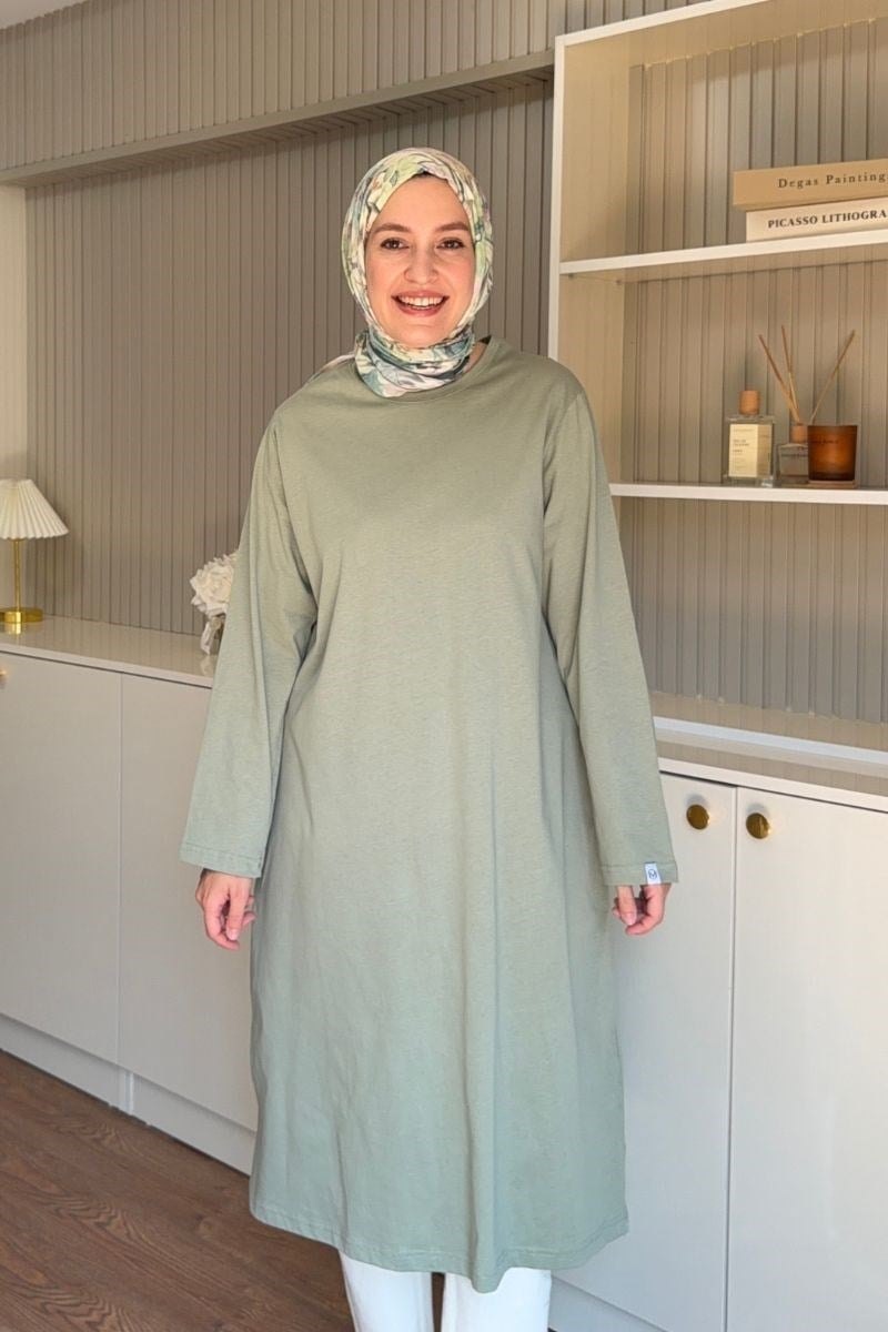 Summer Basic Uzun Tunik Çağla