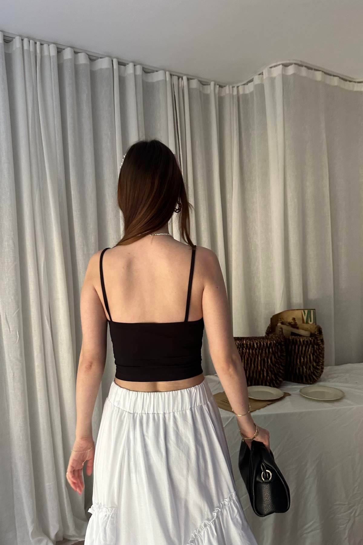 DANTEL DETAYLI TOP