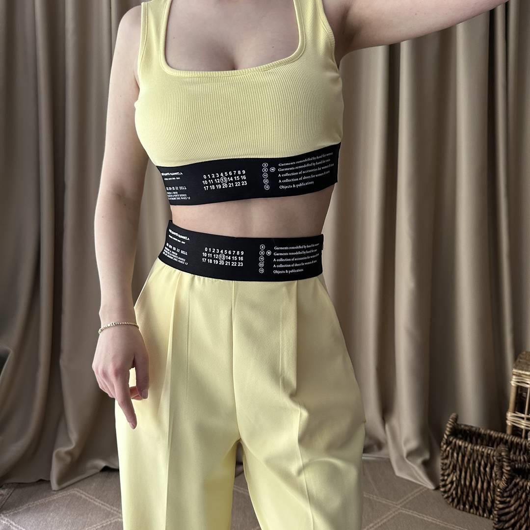 LASTİK DETAY CROP ATLET