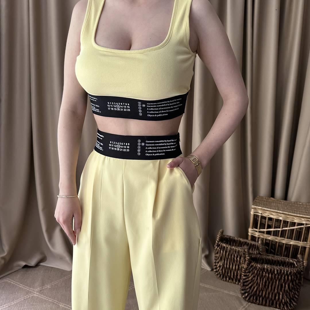 LASTİK DETAY CROP ATLET