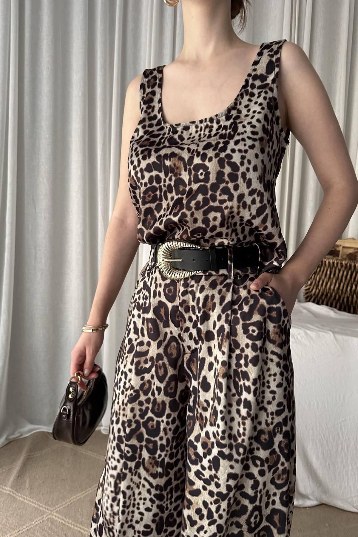 LEOPAR DESENLİ ATLET
