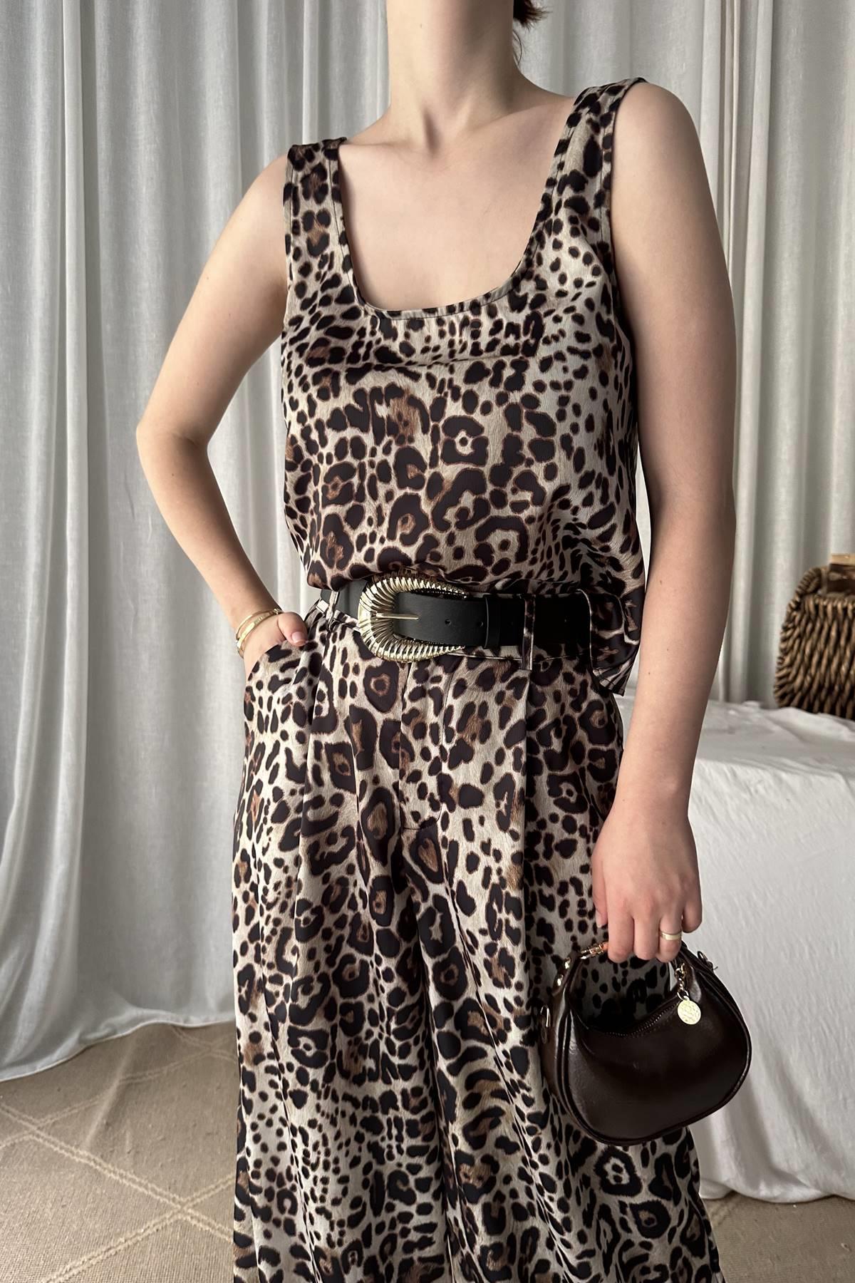 LEOPAR DESENLİ ATLET