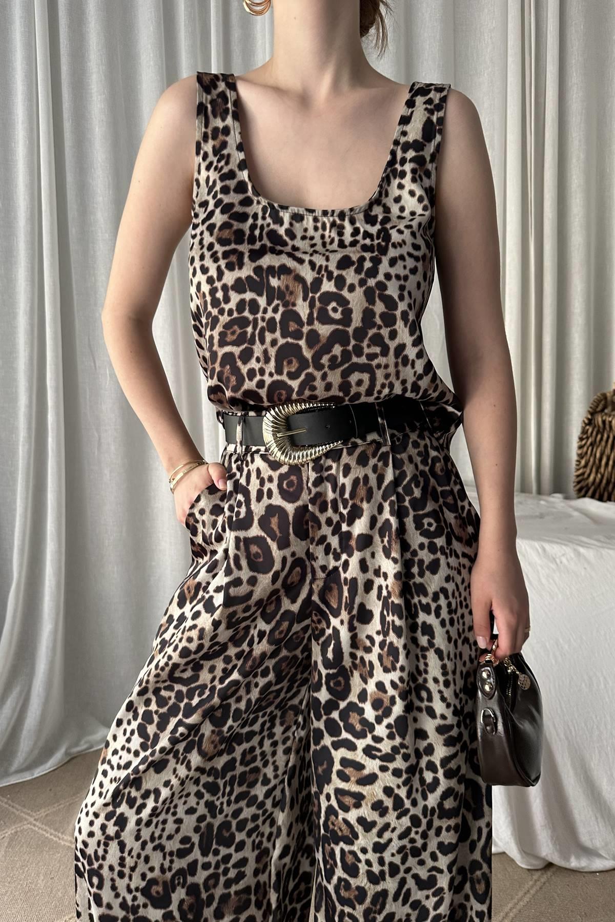 LEOPAR DESENLİ ATLET