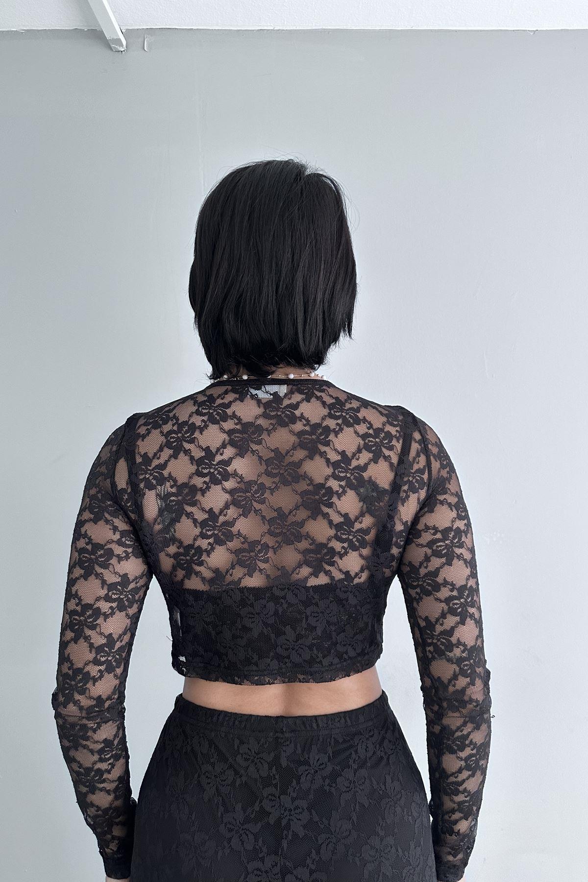 DANTEL CROP BLUZ