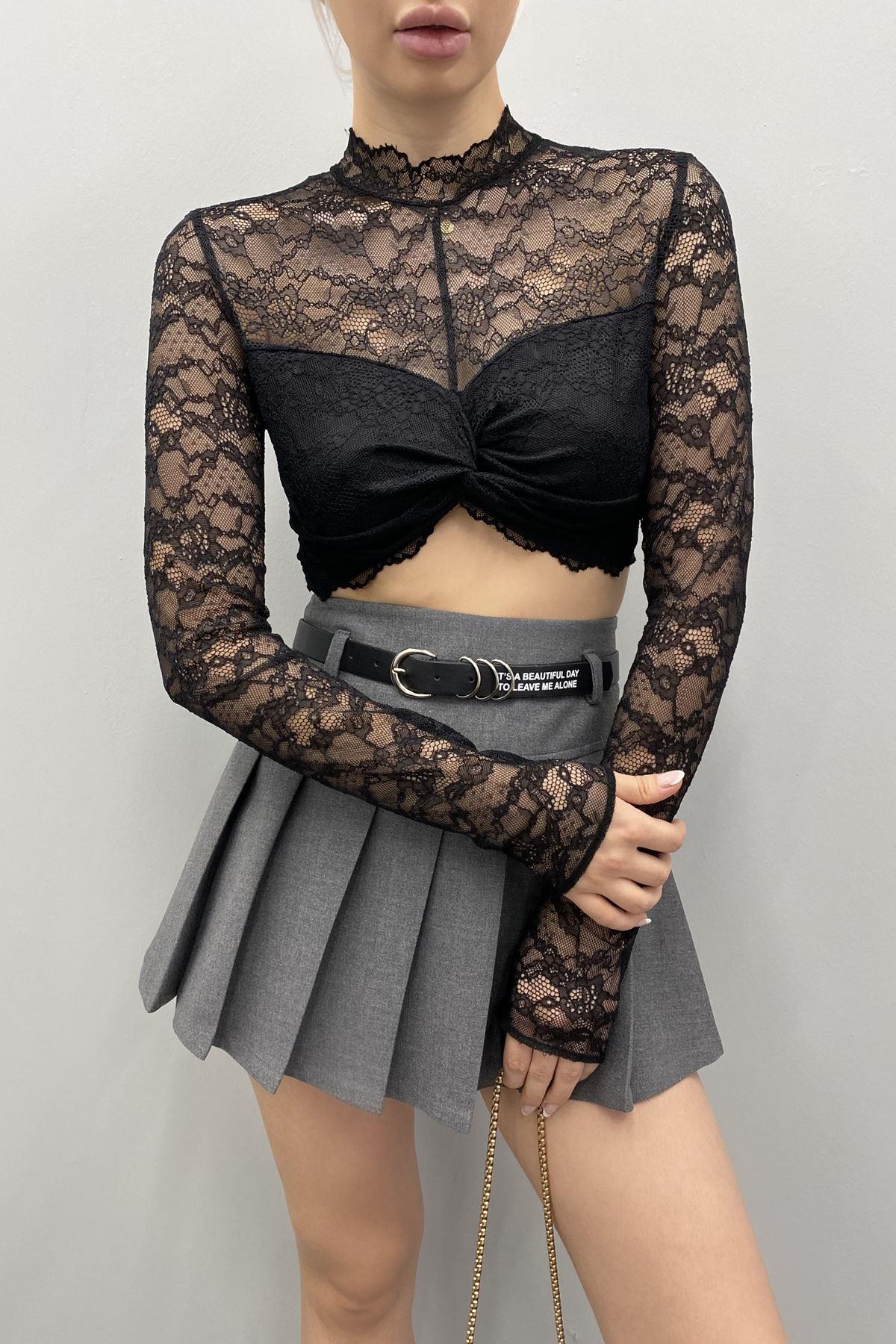 DANTEL CROP BLUZ