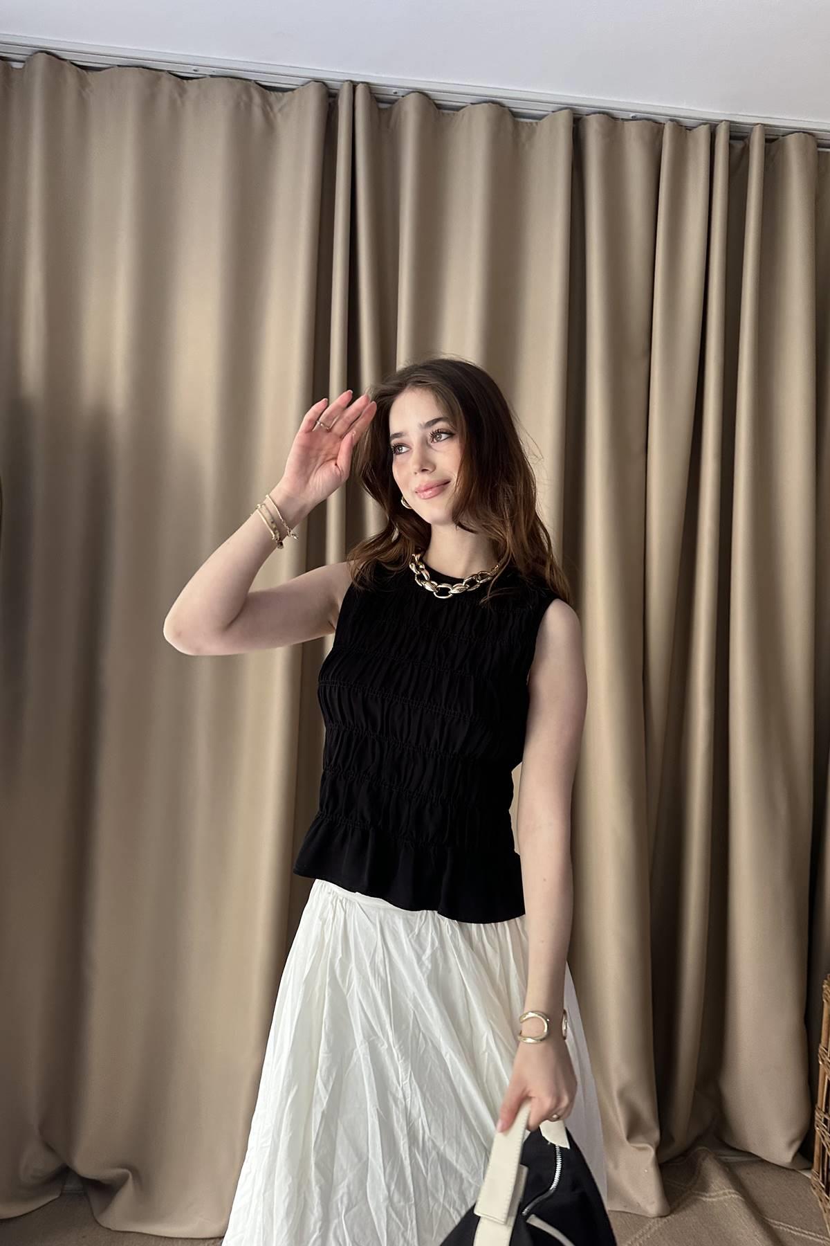 KOLSUZ CROP BLUZ