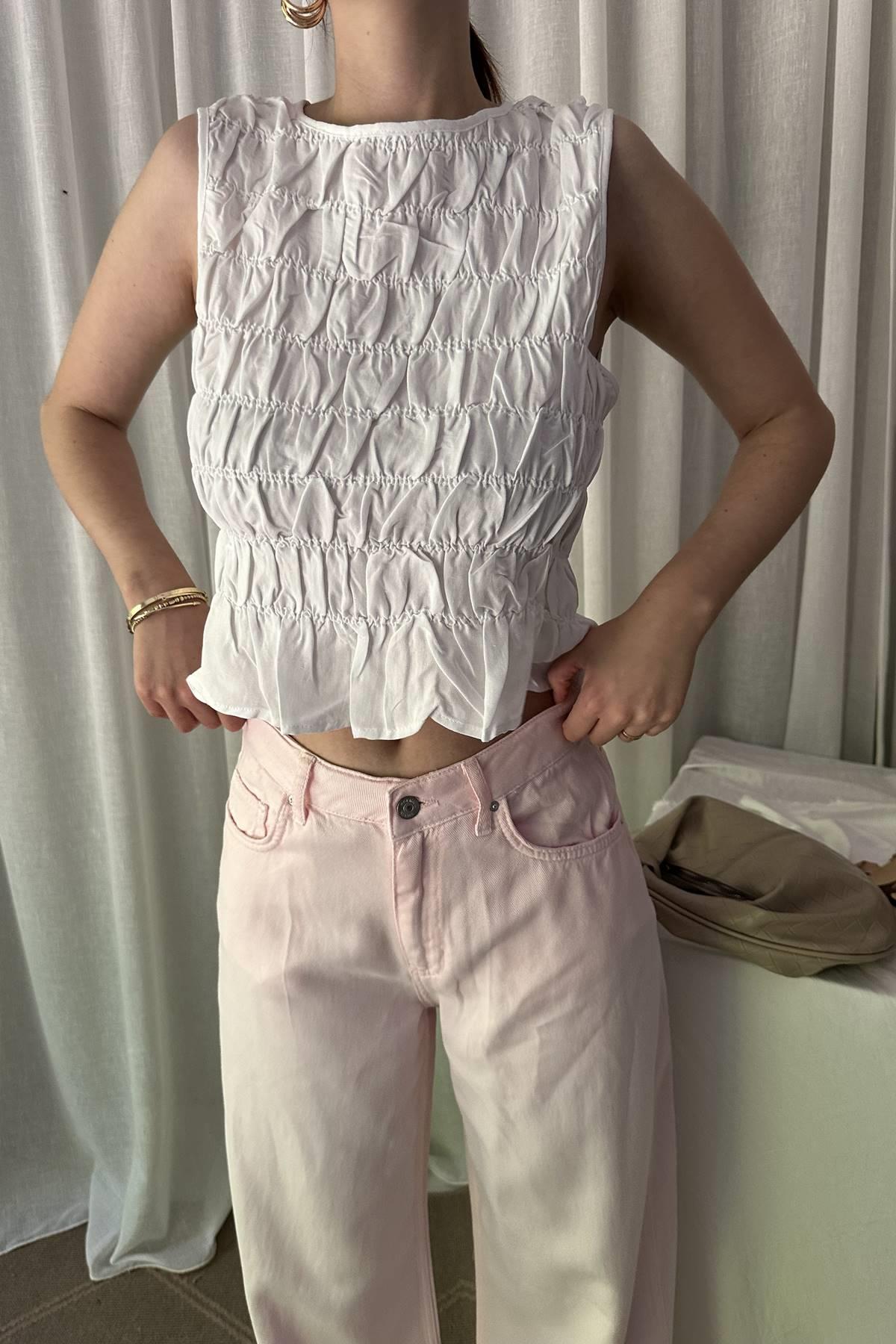 KOLSUZ CROP BLUZ