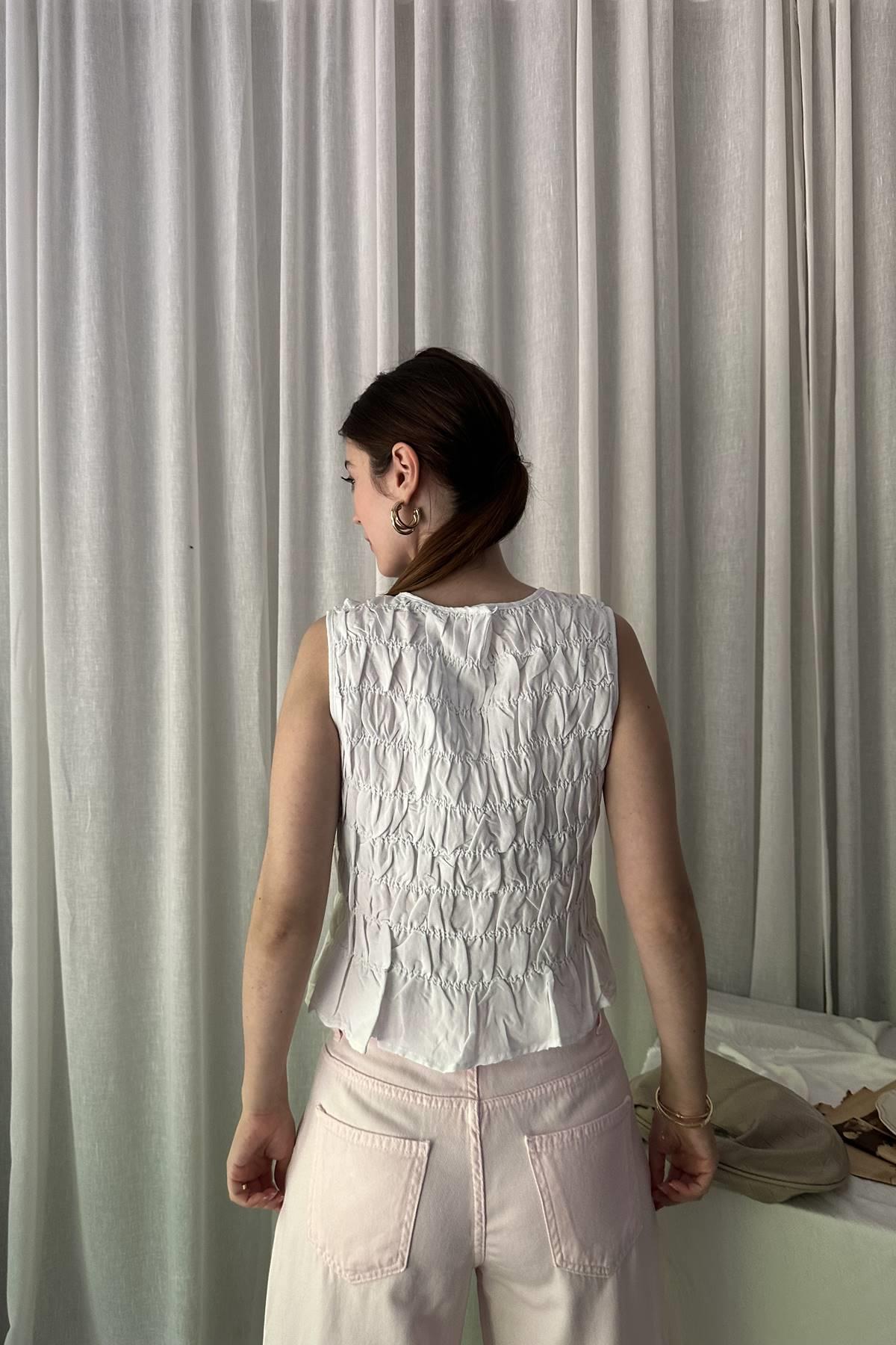 KOLSUZ CROP BLUZ