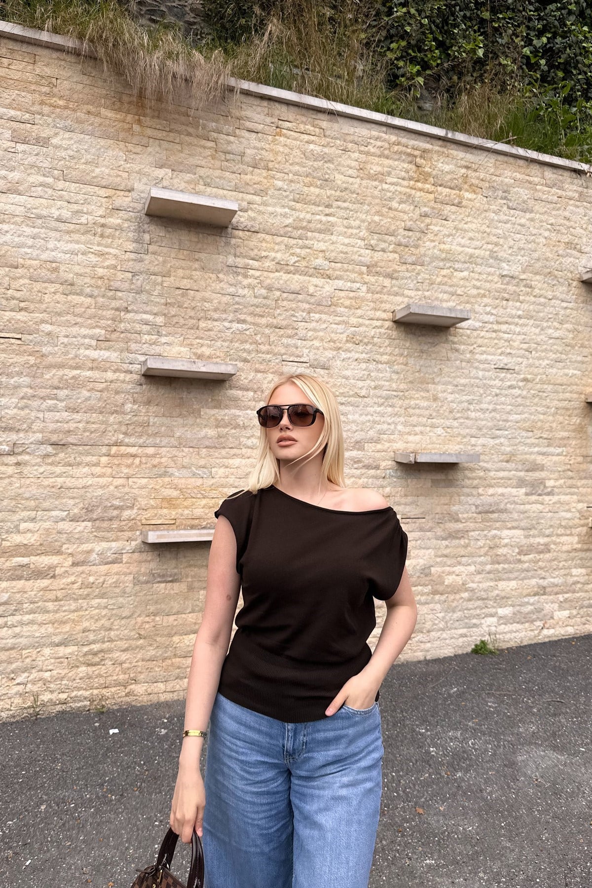 LİYOSEL KARIŞIMLI DÖKÜMLÜ BLUZ