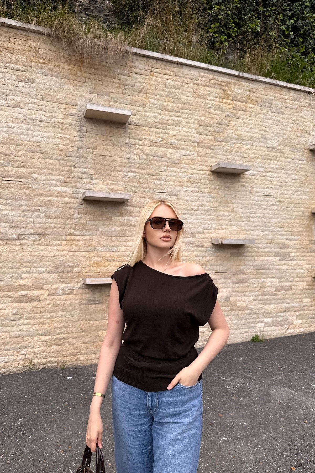 LİYOSEL KARIŞIMLI DÖKÜMLÜ BLUZ