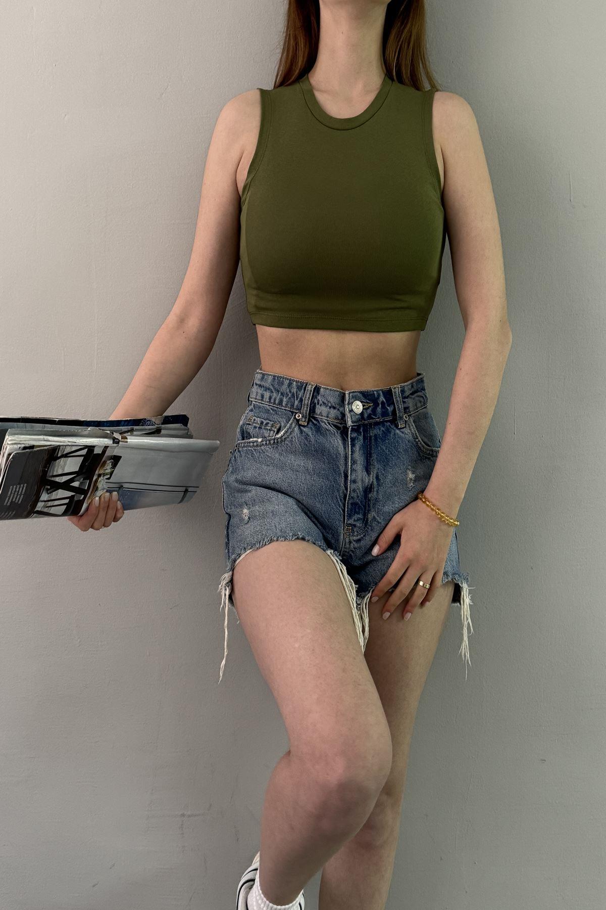 CROP TOP BLUZ