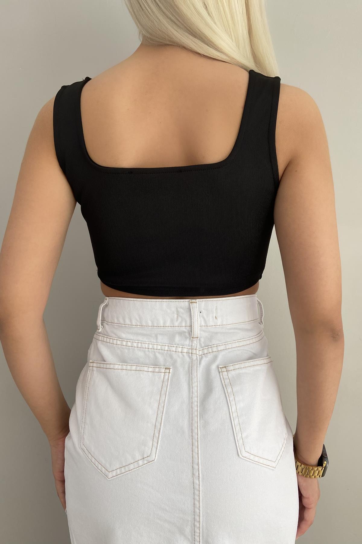 ÖRME CROP BLUZ