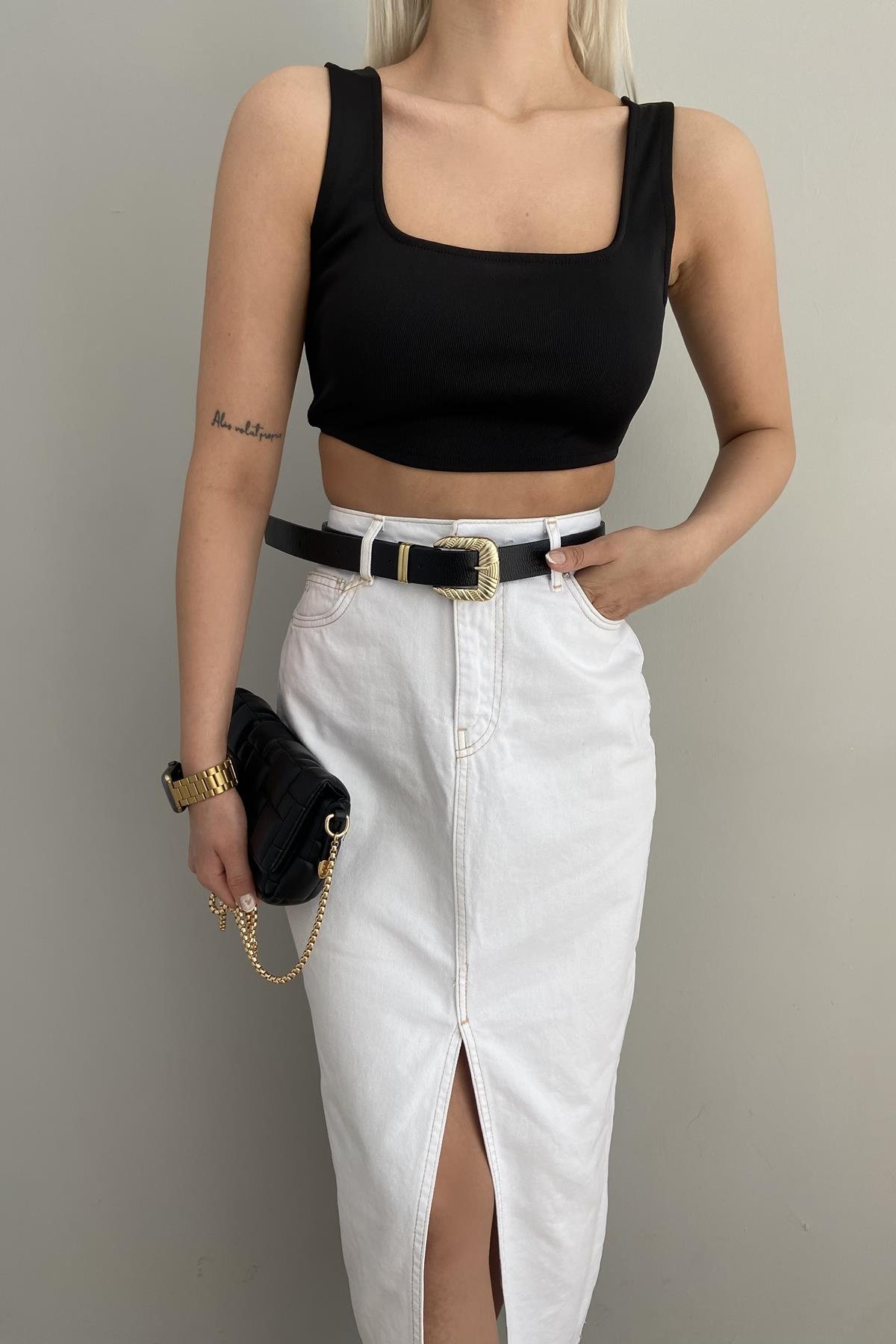 ÖRME CROP BLUZ