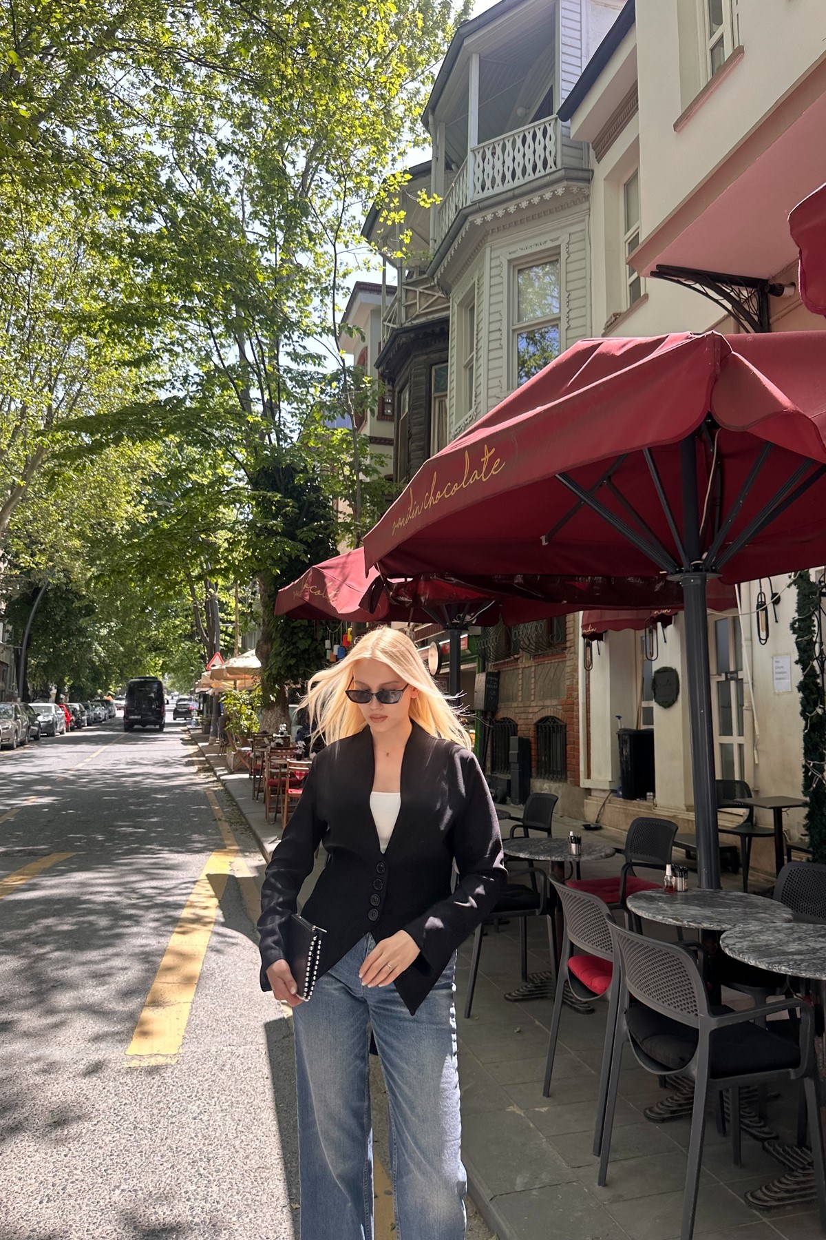 BELİ PİLE DETAY BAĞCIKLI CEKET