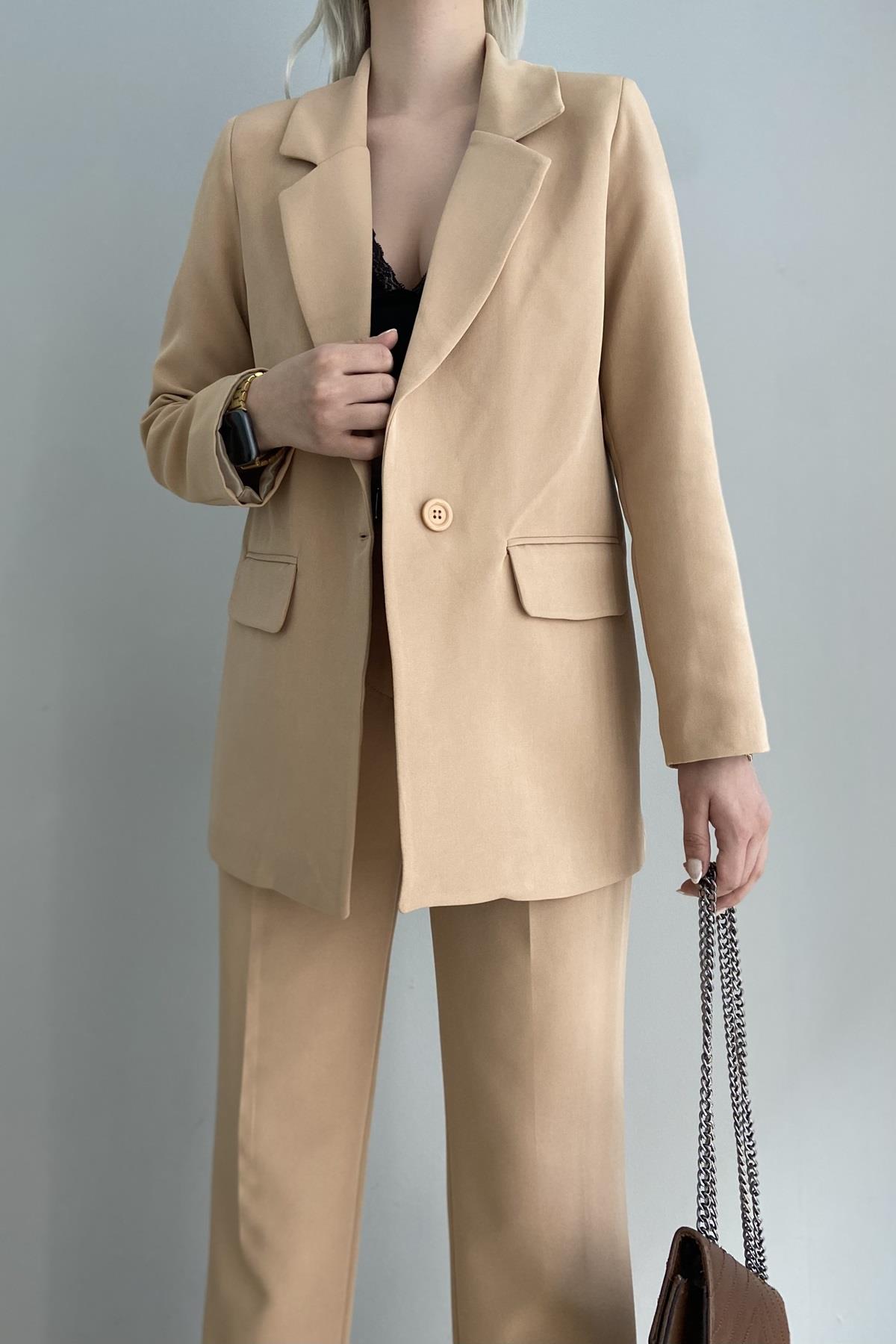 TEK DÜĞME BLAZER CEKET